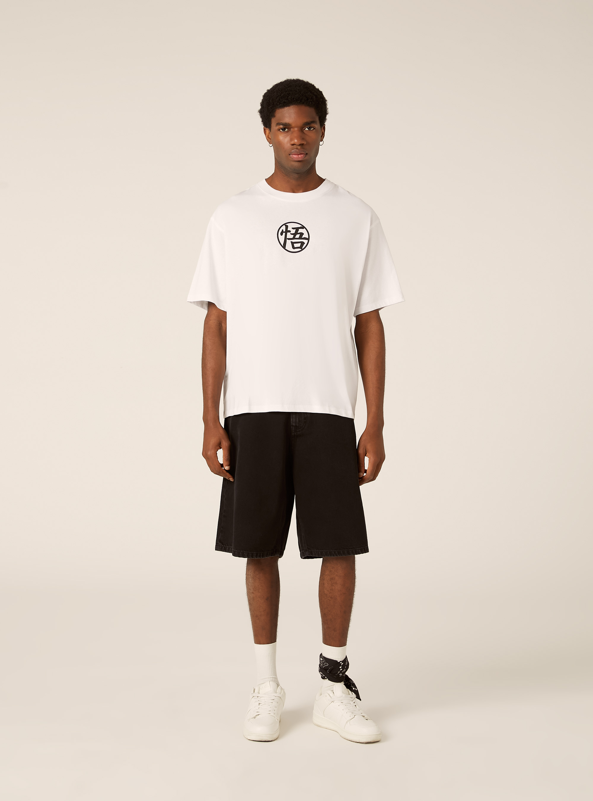 T-shirt dragonball z  boxy fit, WH3 WHITE