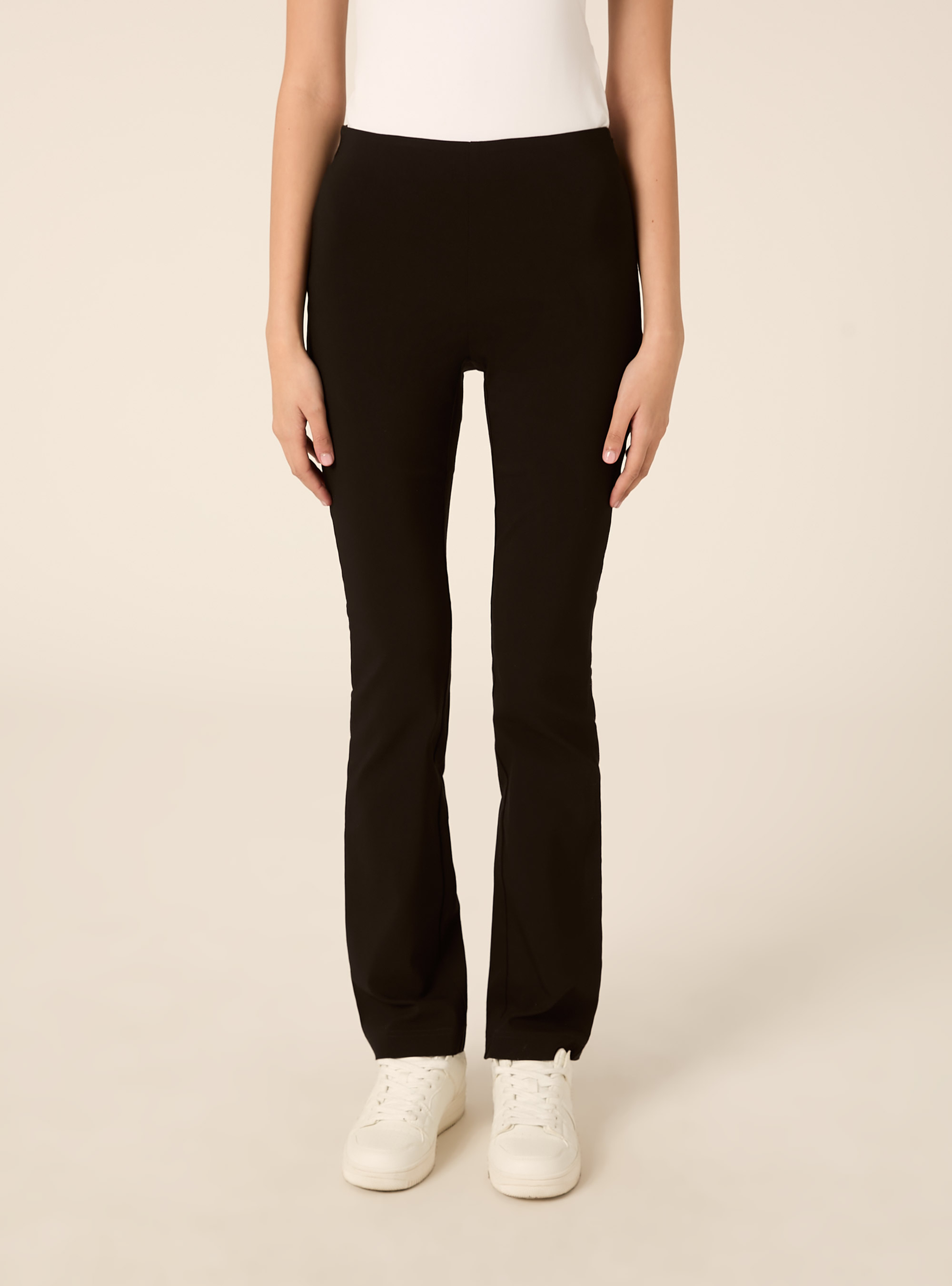 Slim-fit pants, BK1 BLACK