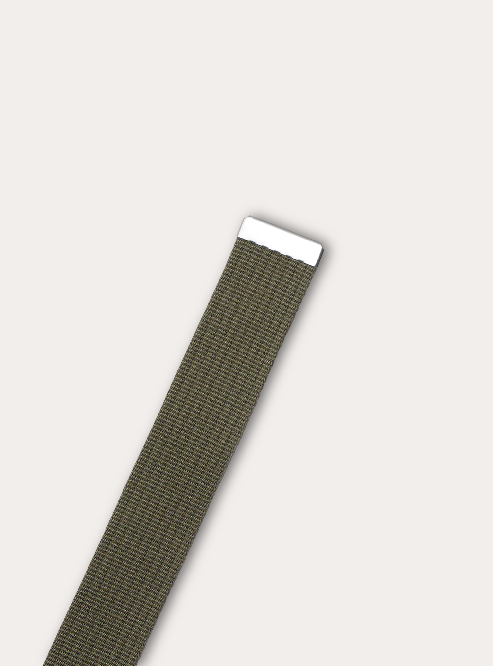 Braided belt with snap closure, KY2 KAKY MEDIUM