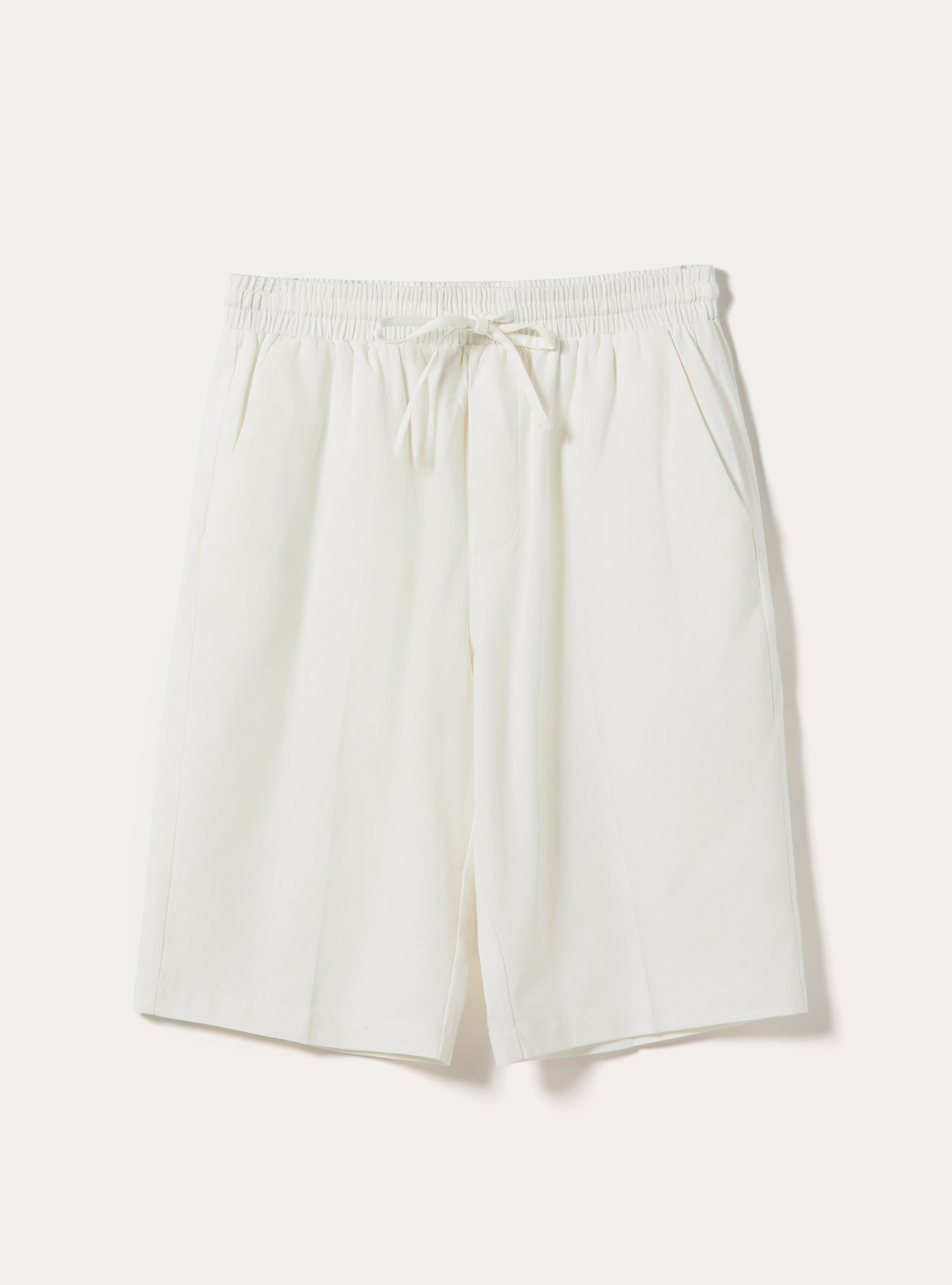 Bermudas aus Leinenmischung, WH2 WHITE