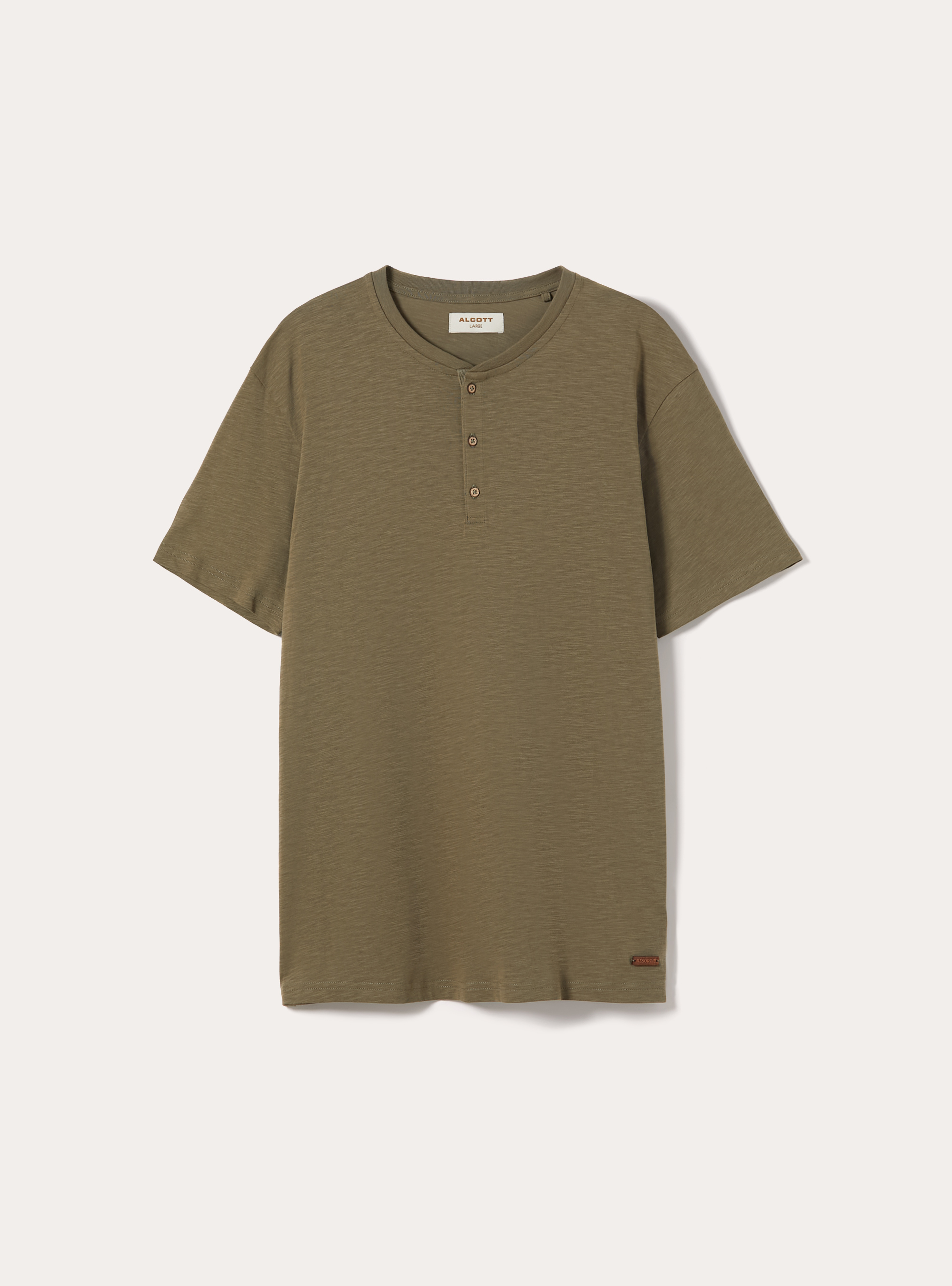Camiseta de Cuello Panadero de Algod&oacute;n, KY2 KAKY MEDIUM