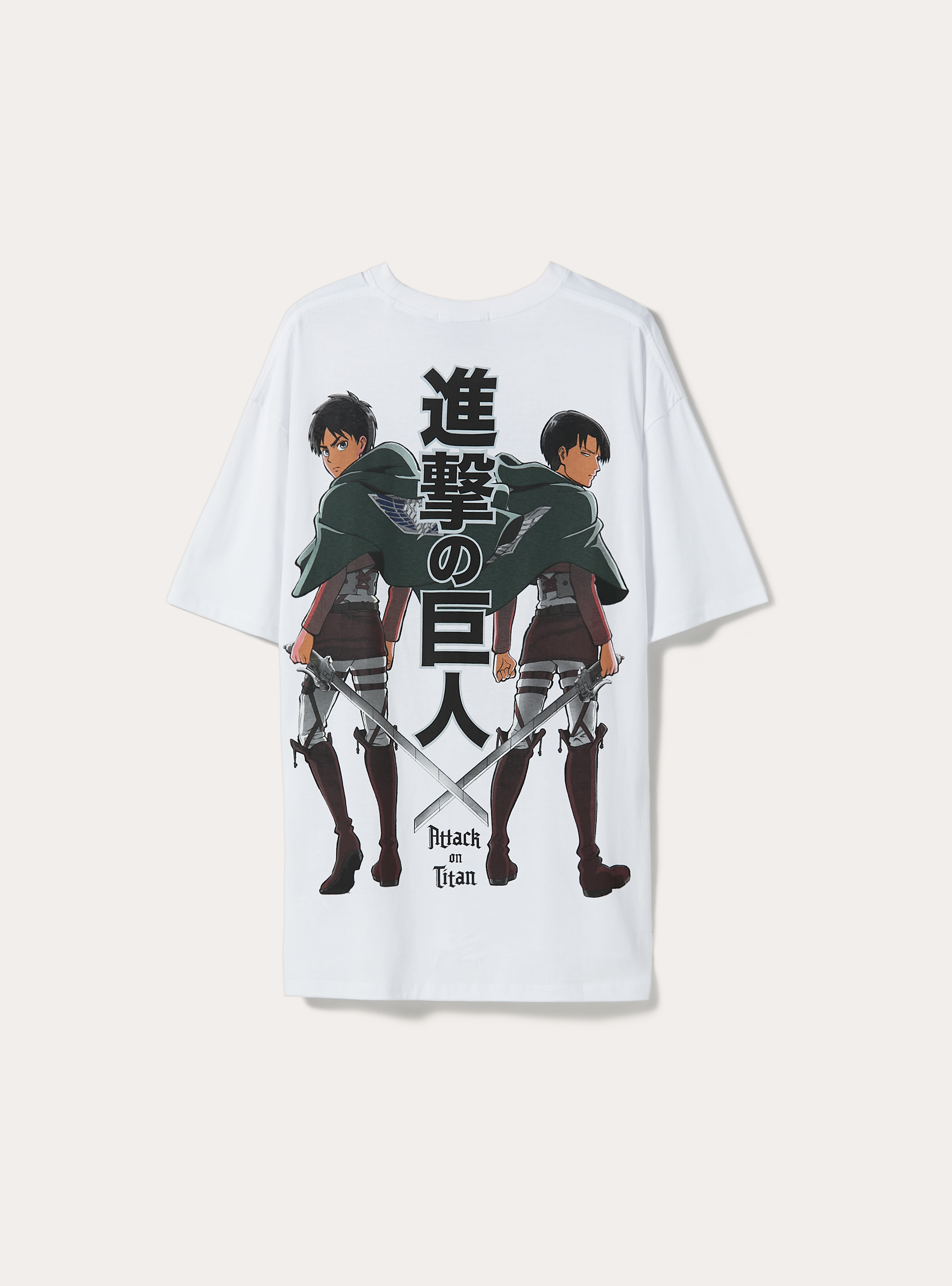 Attack on Titan / Alcott T-shirt, WH3 WHITE