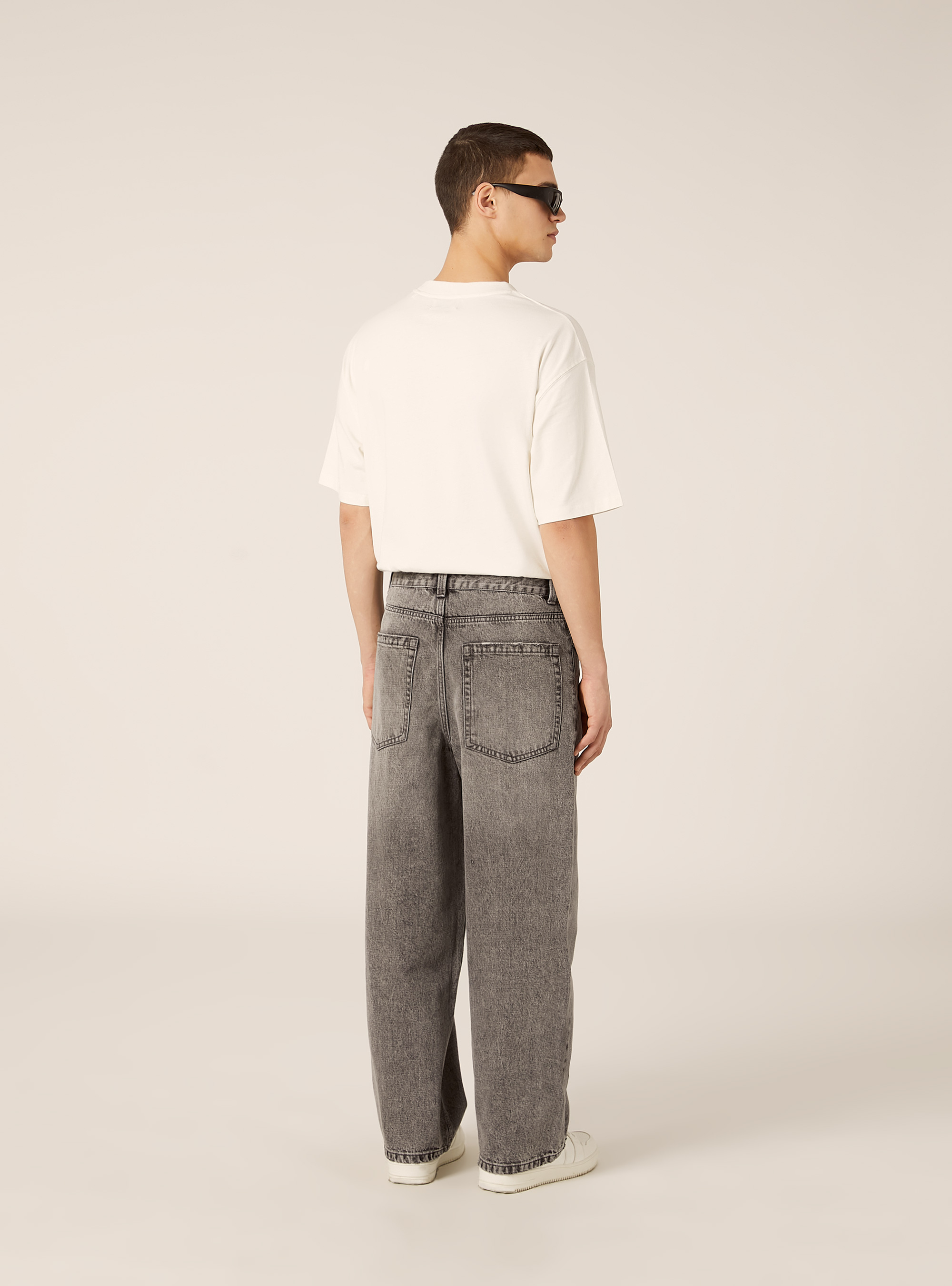 Super Baggy Fit Jeans, D00G GREY