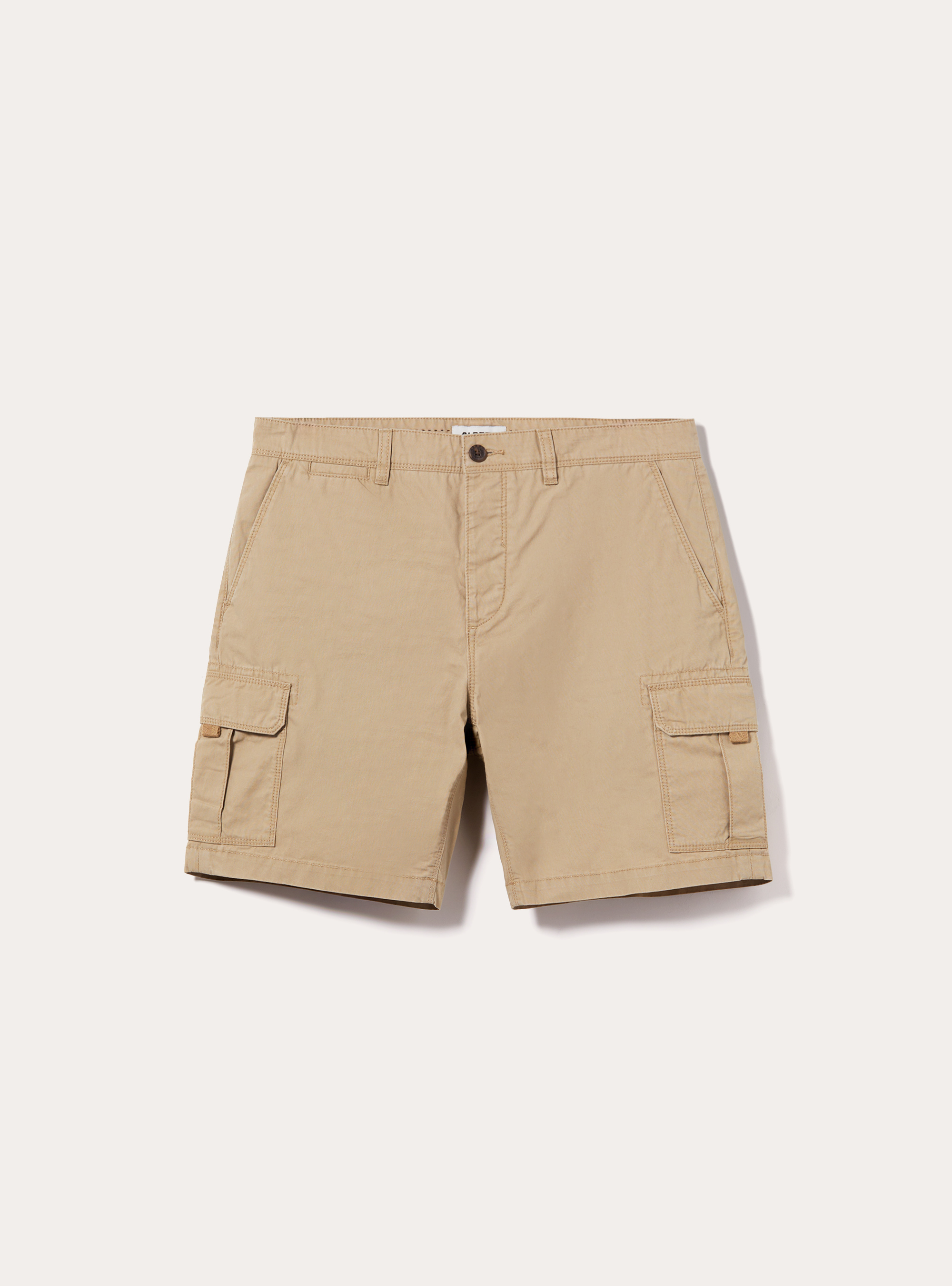 Bermudas cargo de algod&oacute;n, BG2 BEIGE MEDIUM