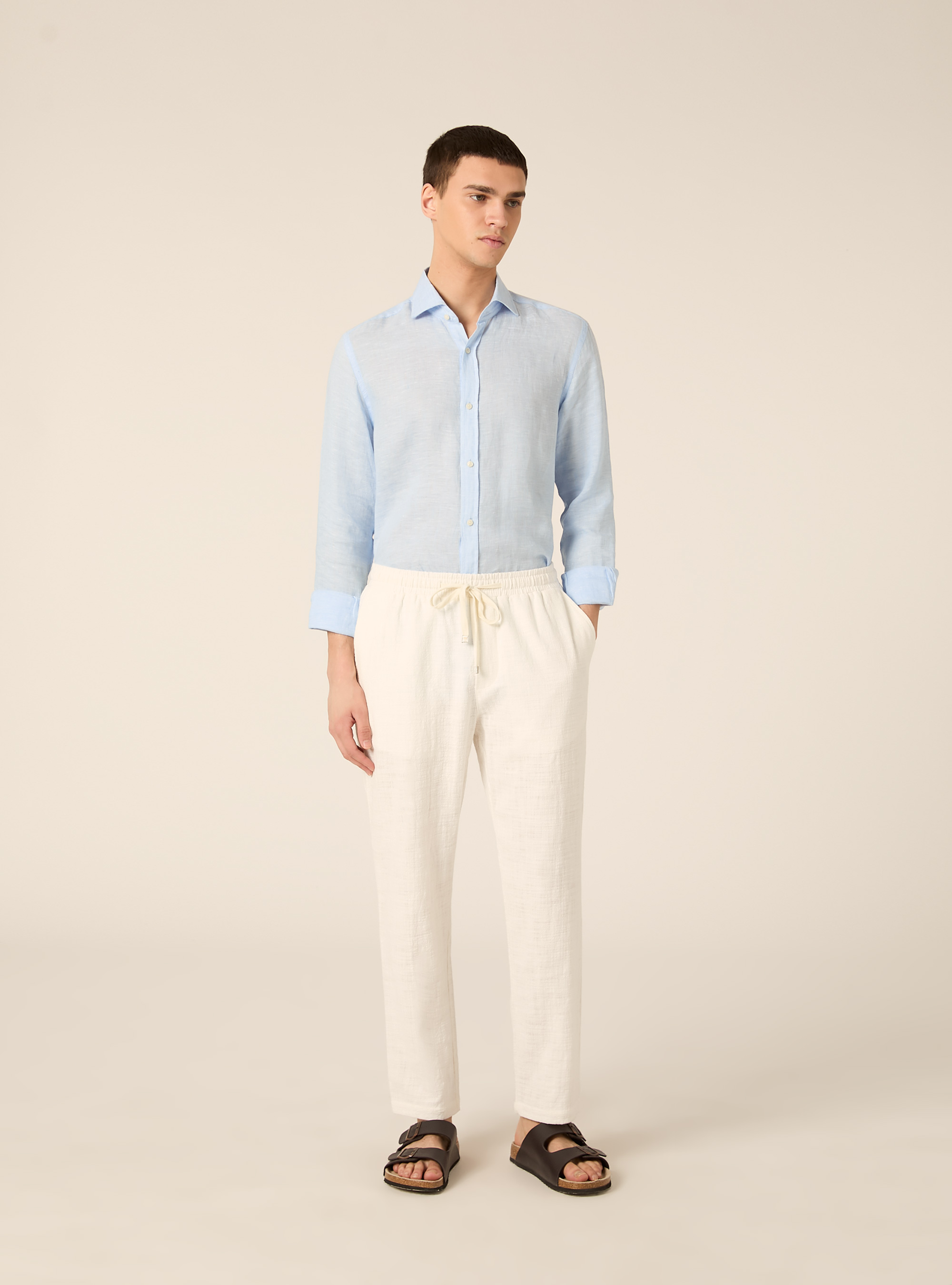 Lightweight jogger pants, WH2 WHITE