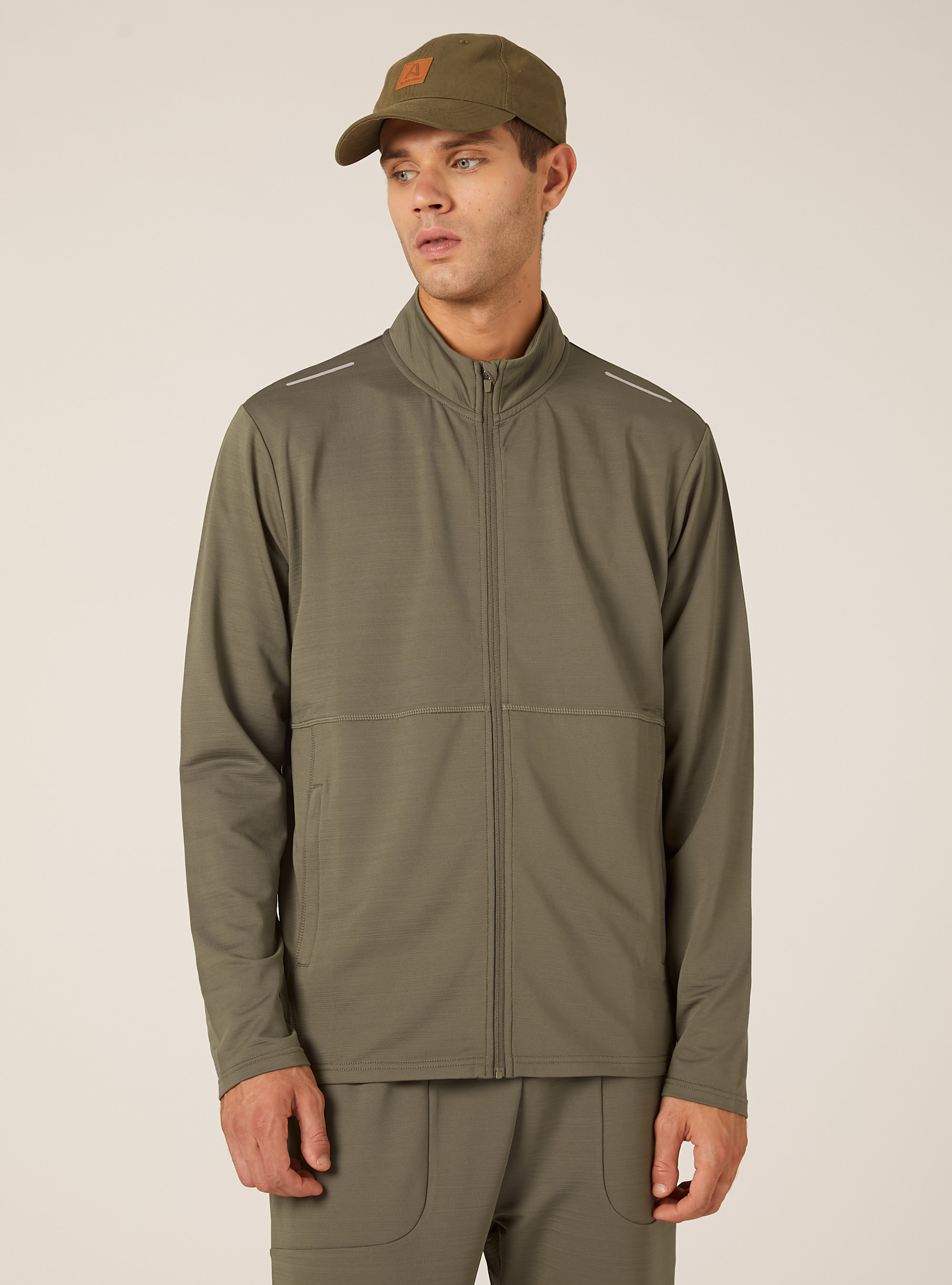 Sweat-shirt zipp&eacute; Athletic capsule, KY2 KAKY MEDIUM