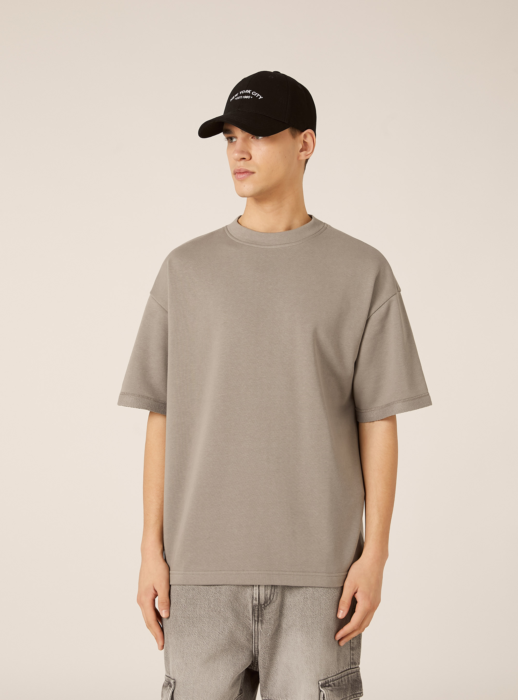 Oversize-Sweatshirt, GY2 GREY MEDIUM