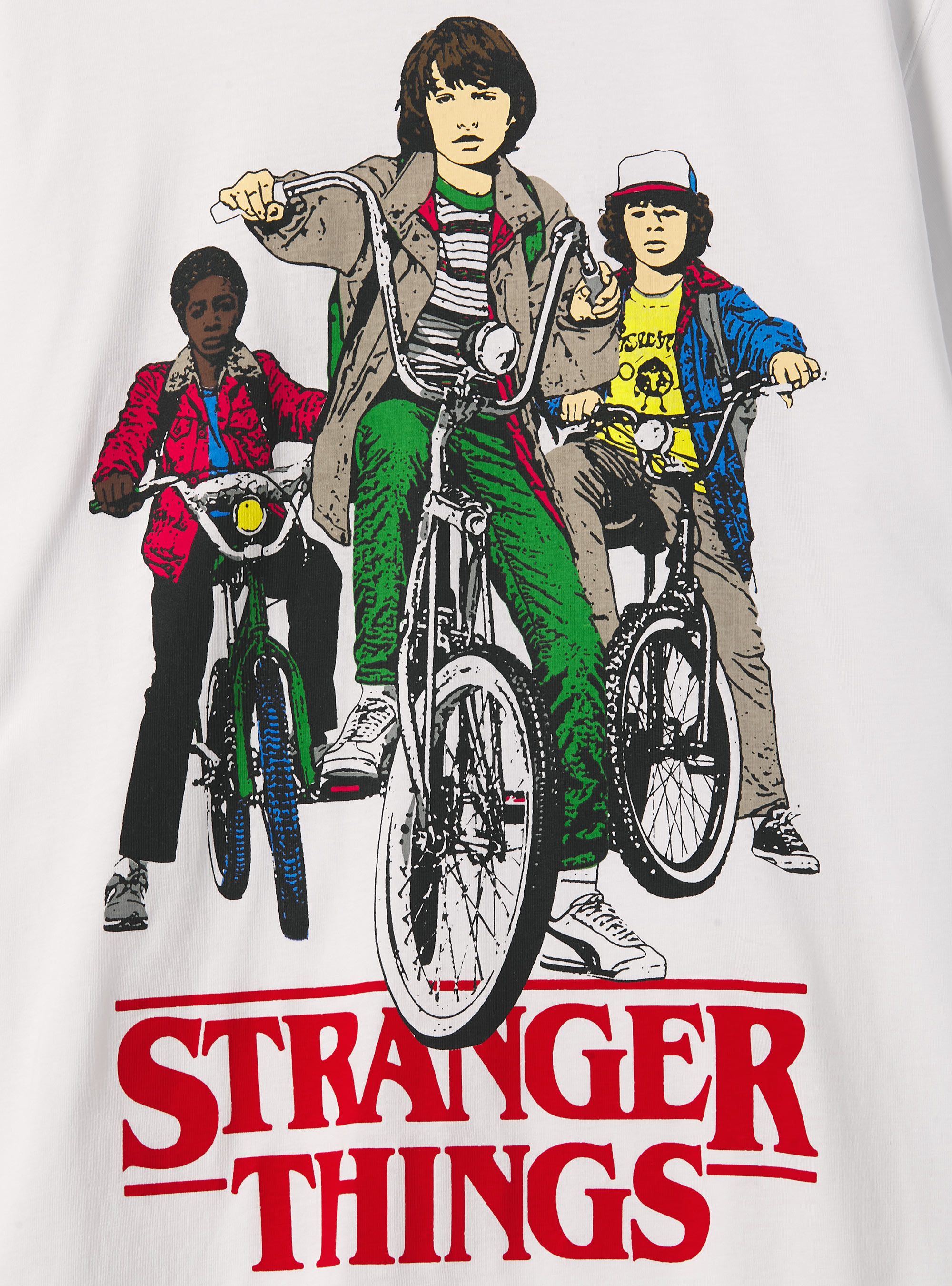 Maglietta Stranger Things / Alcott, WH3 WHITE