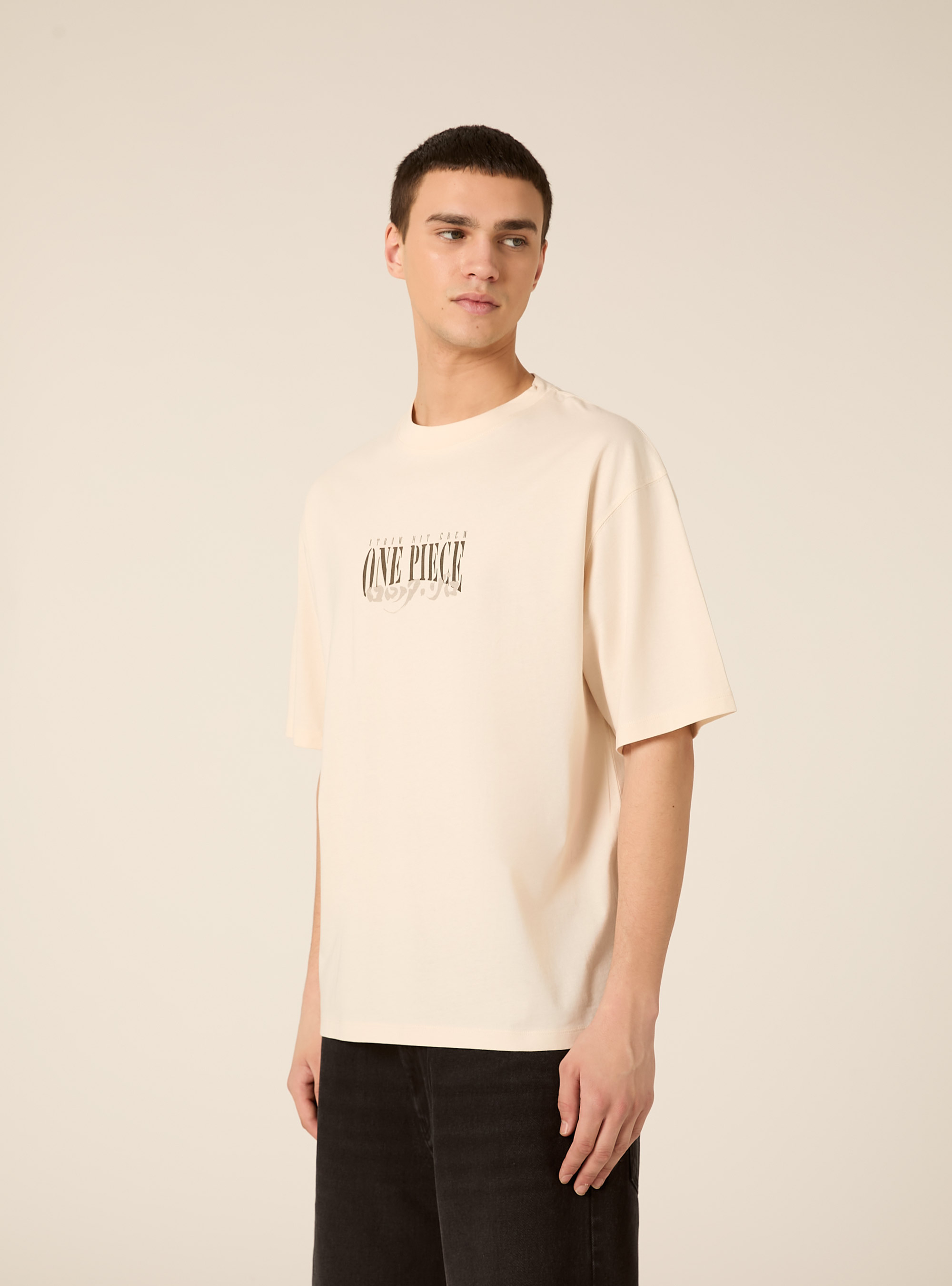 Camiseta de corte recto One Piece / Alcott, CR3 CREAM LIGHT
