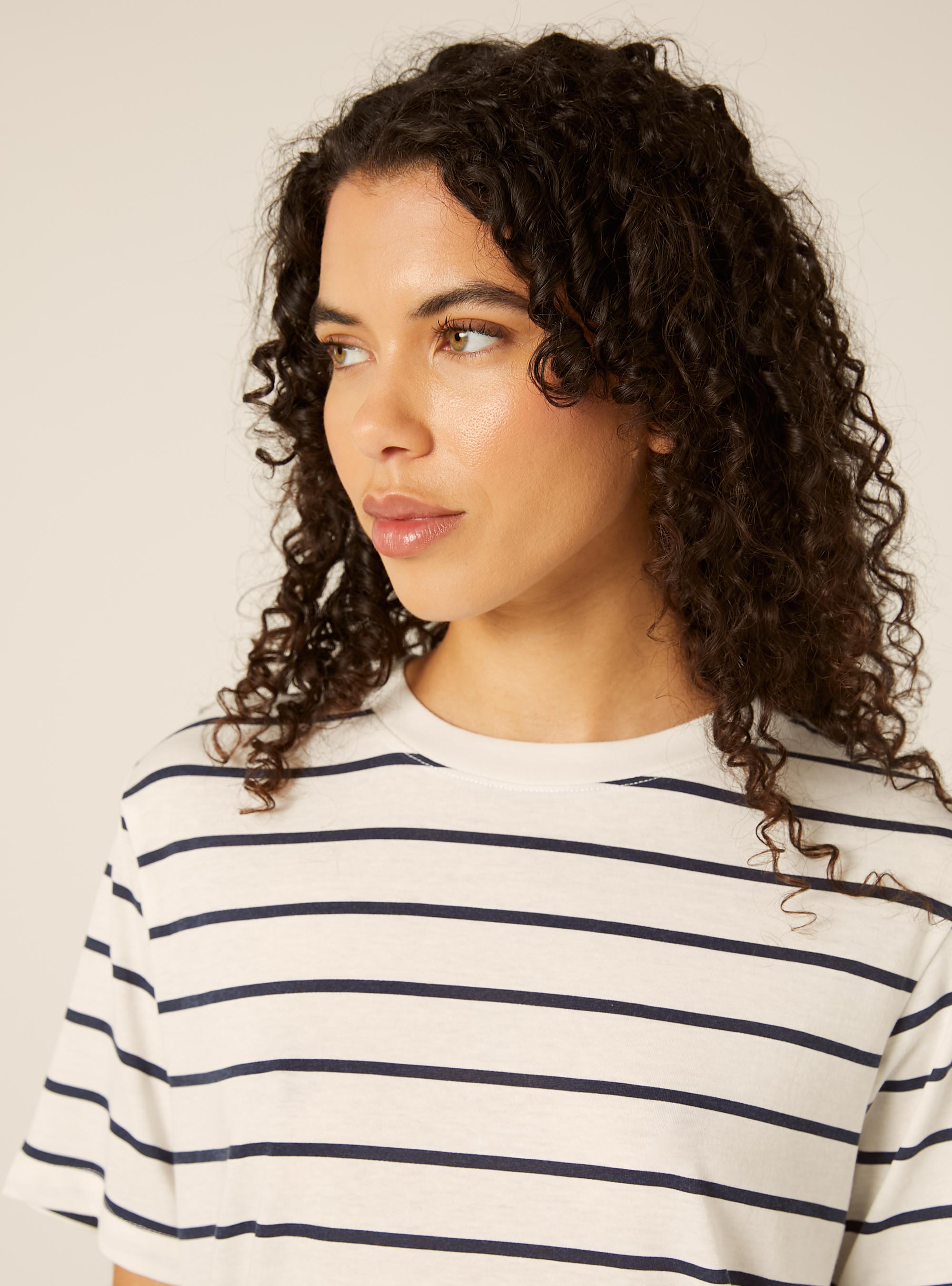 Regular Fit Breton Striped T-Shirt, MULTICOLOR