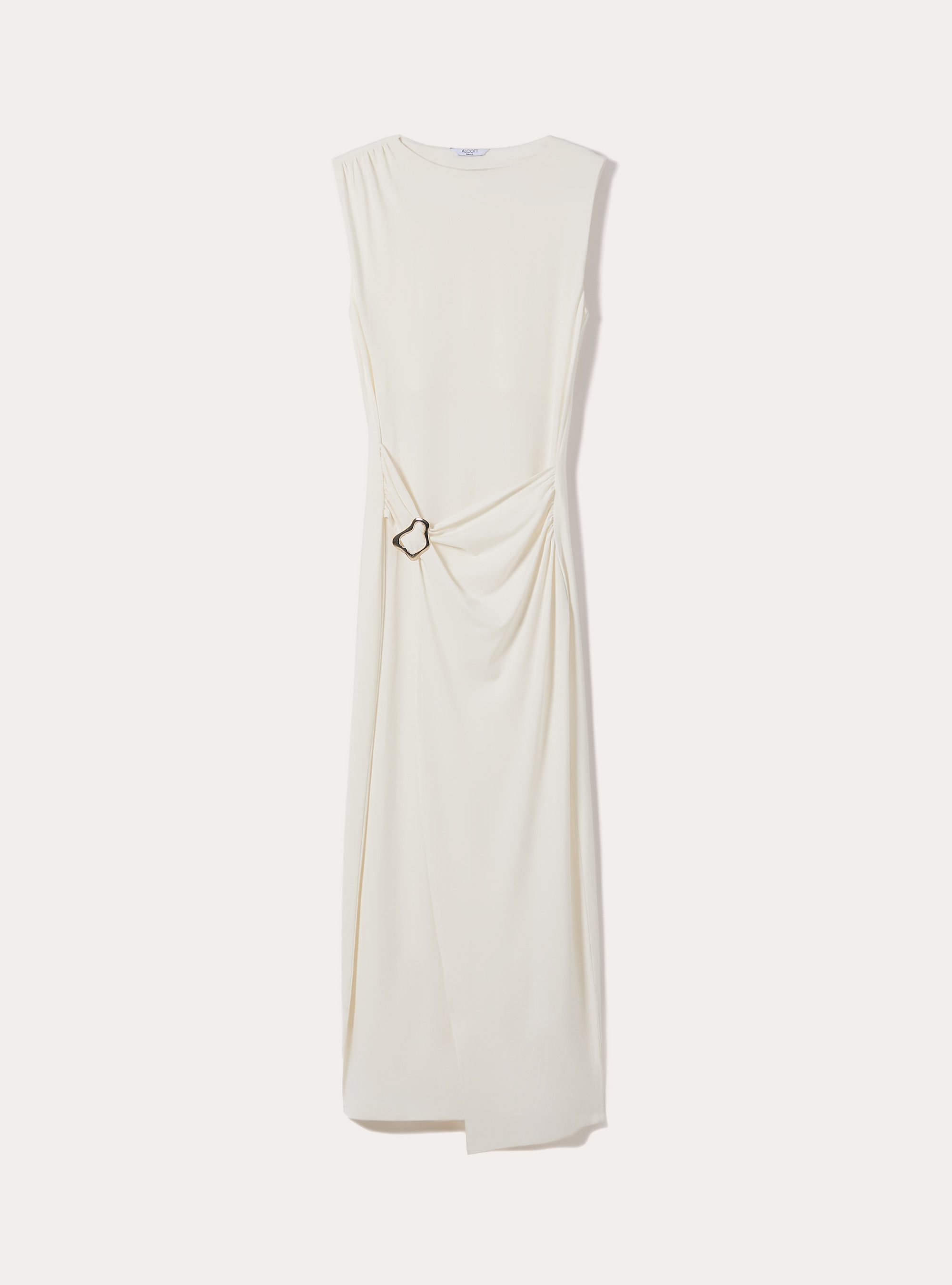 Abito midi con dettaglio, WH2 WHITE