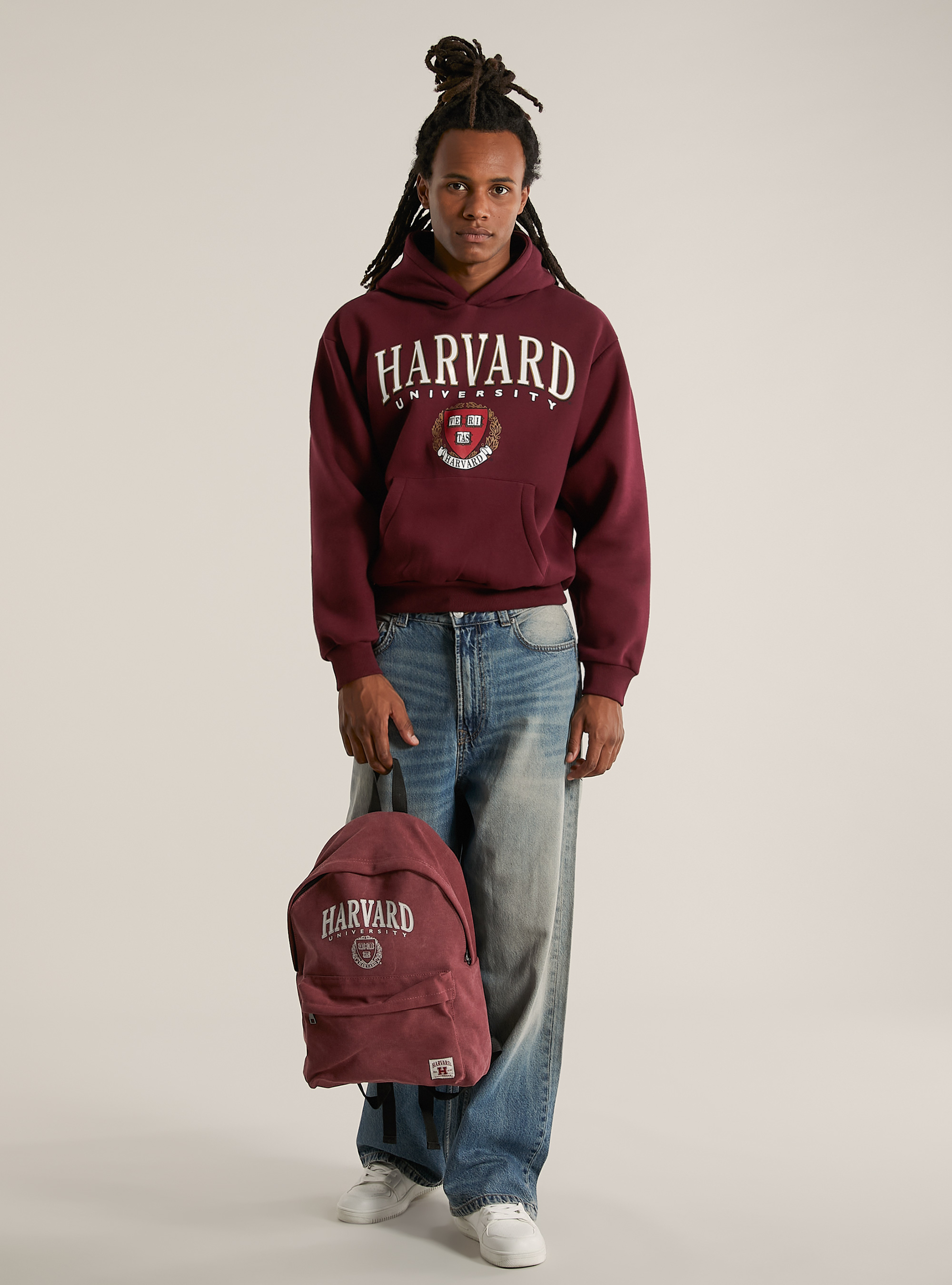 Felpa Harvard / Alcott, BO1 BORDEAUX DARK