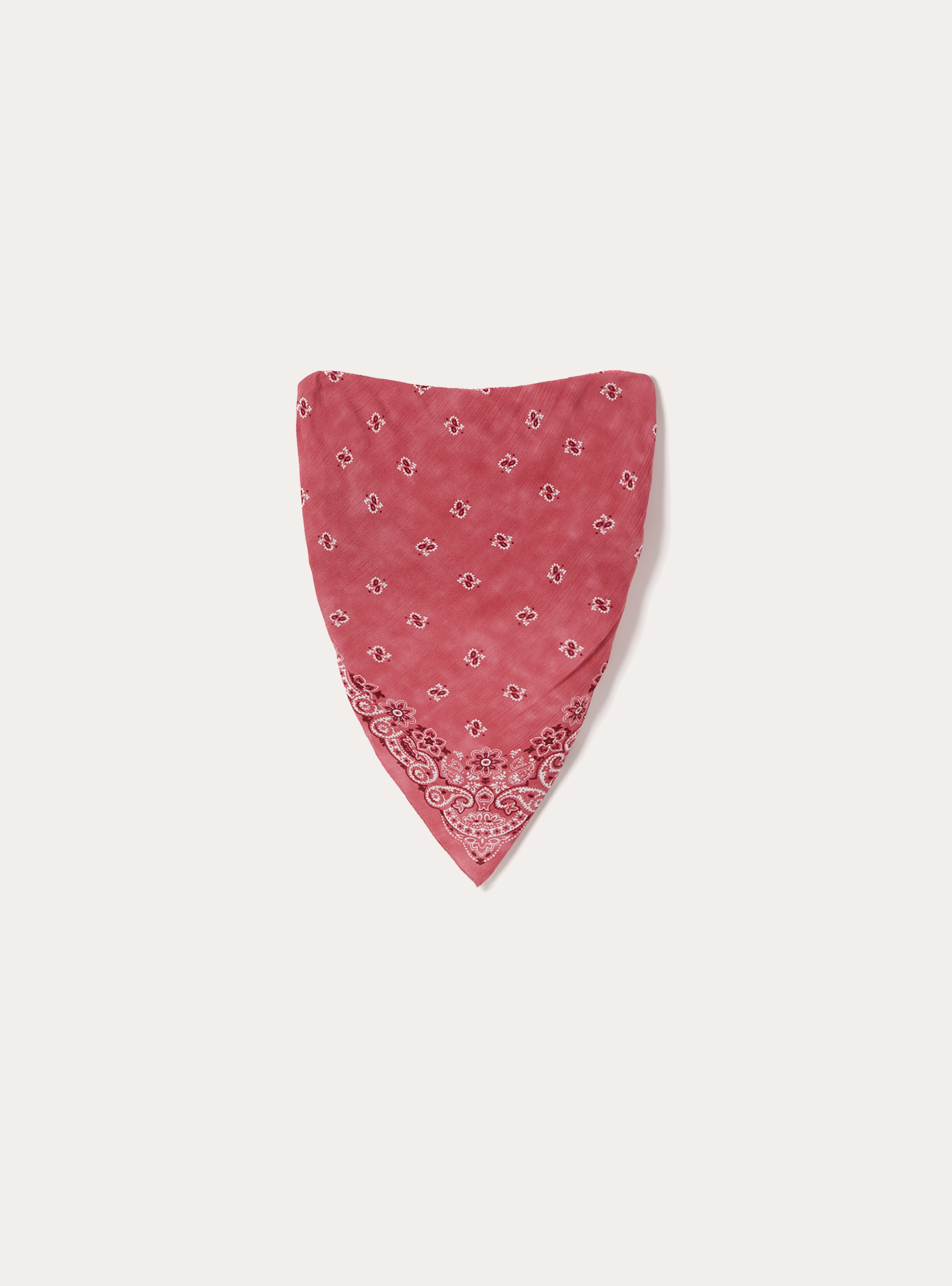 Top bandeau con estampado paisley, PK1 PINK DARK
