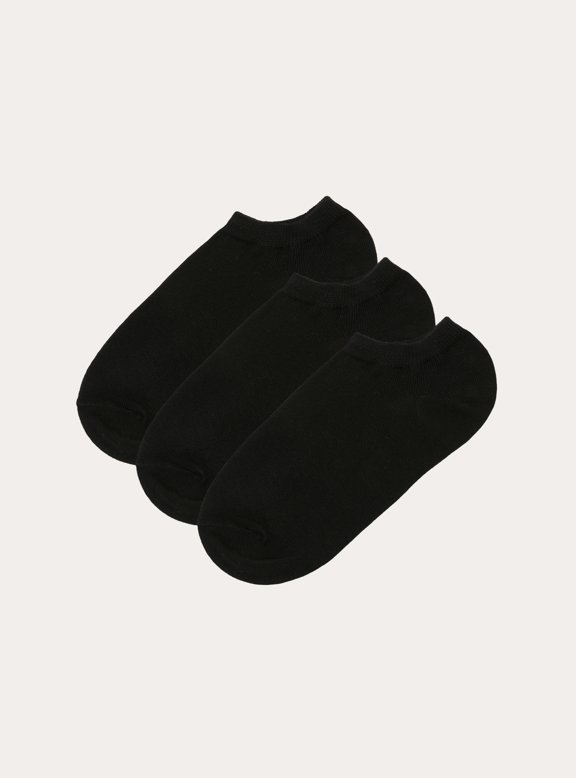 3er-Pack Baumwollsocken, BK1 BLACK