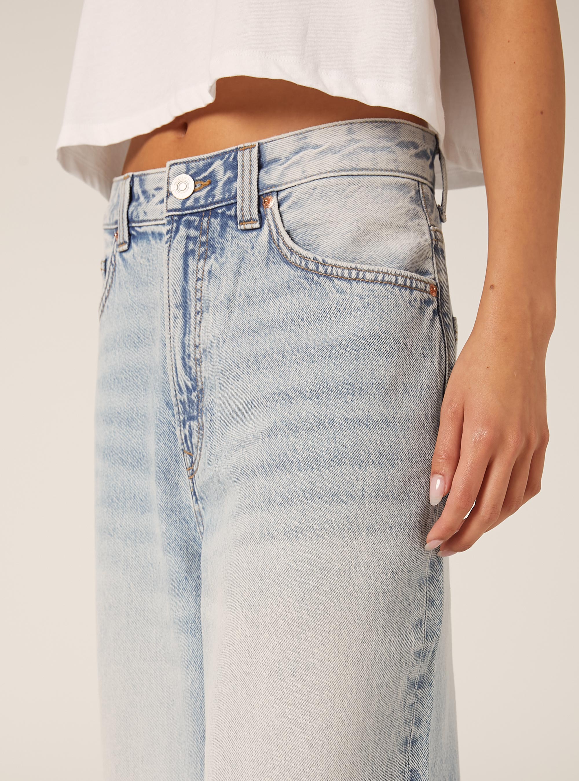 Jean super baggy, D006 AZURE