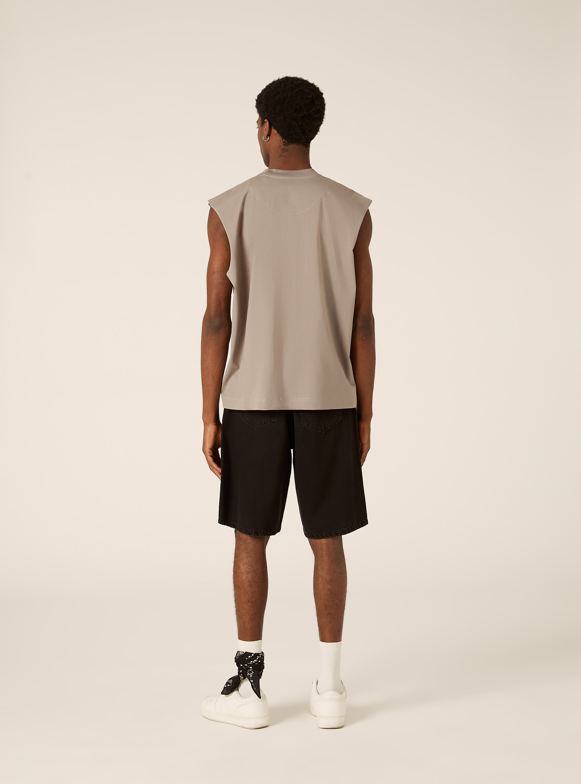 Boxy Fit Tanktop, GY2 GREY MEDIUM