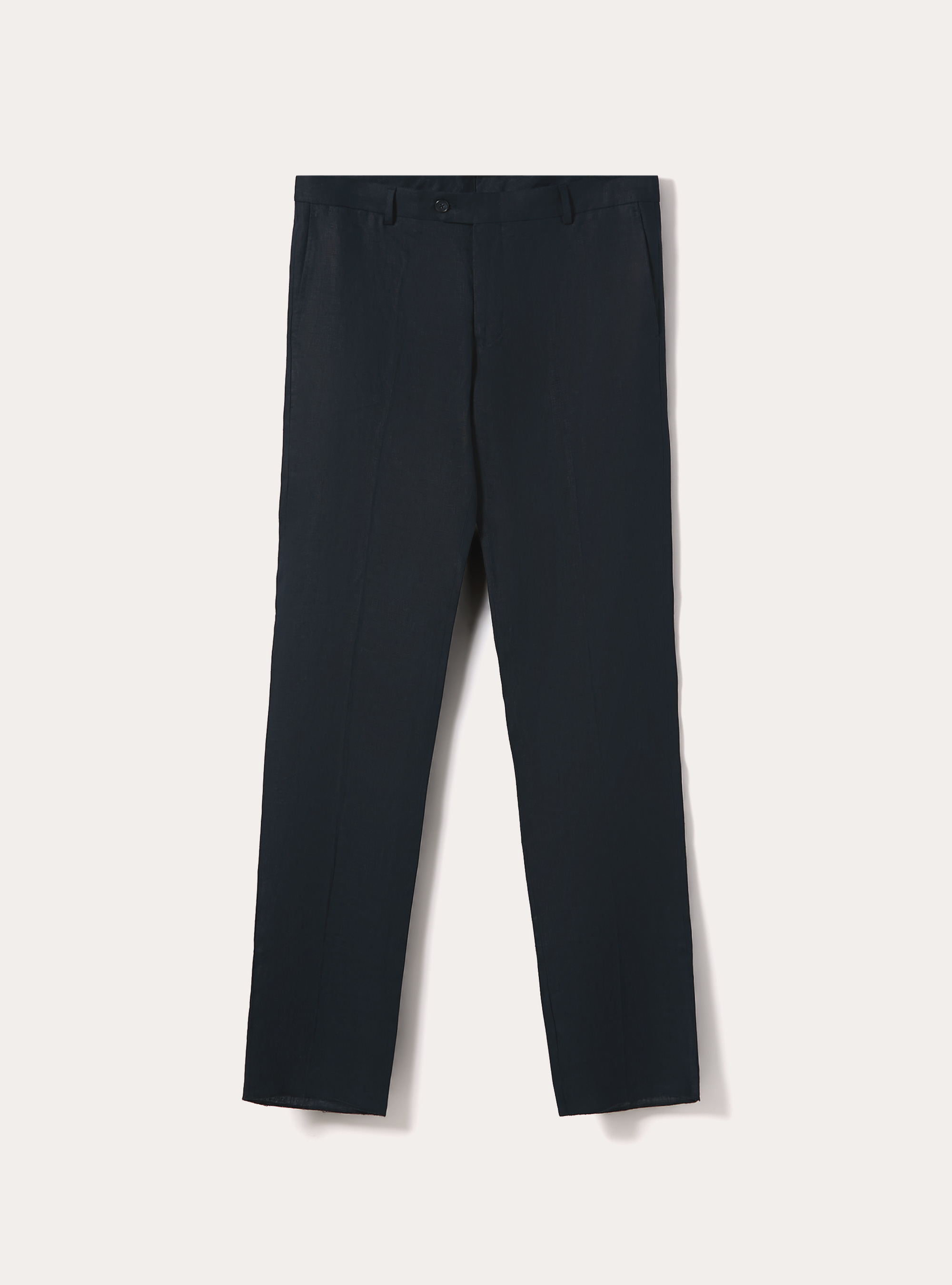 Pure linen trousers, NA1 NAVY DARK