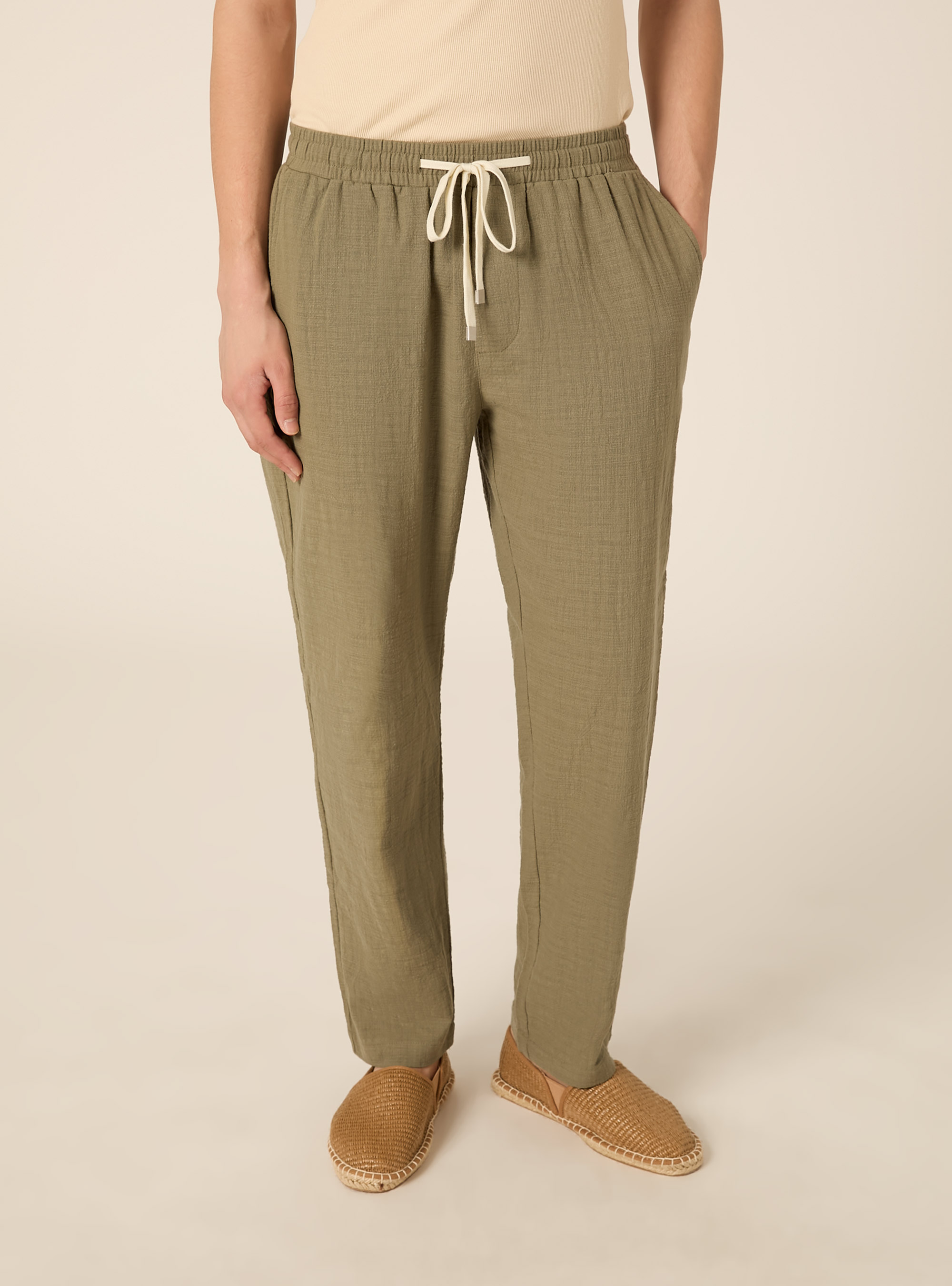 Lightweight jogger pants, KY2 KAKY MEDIUM
