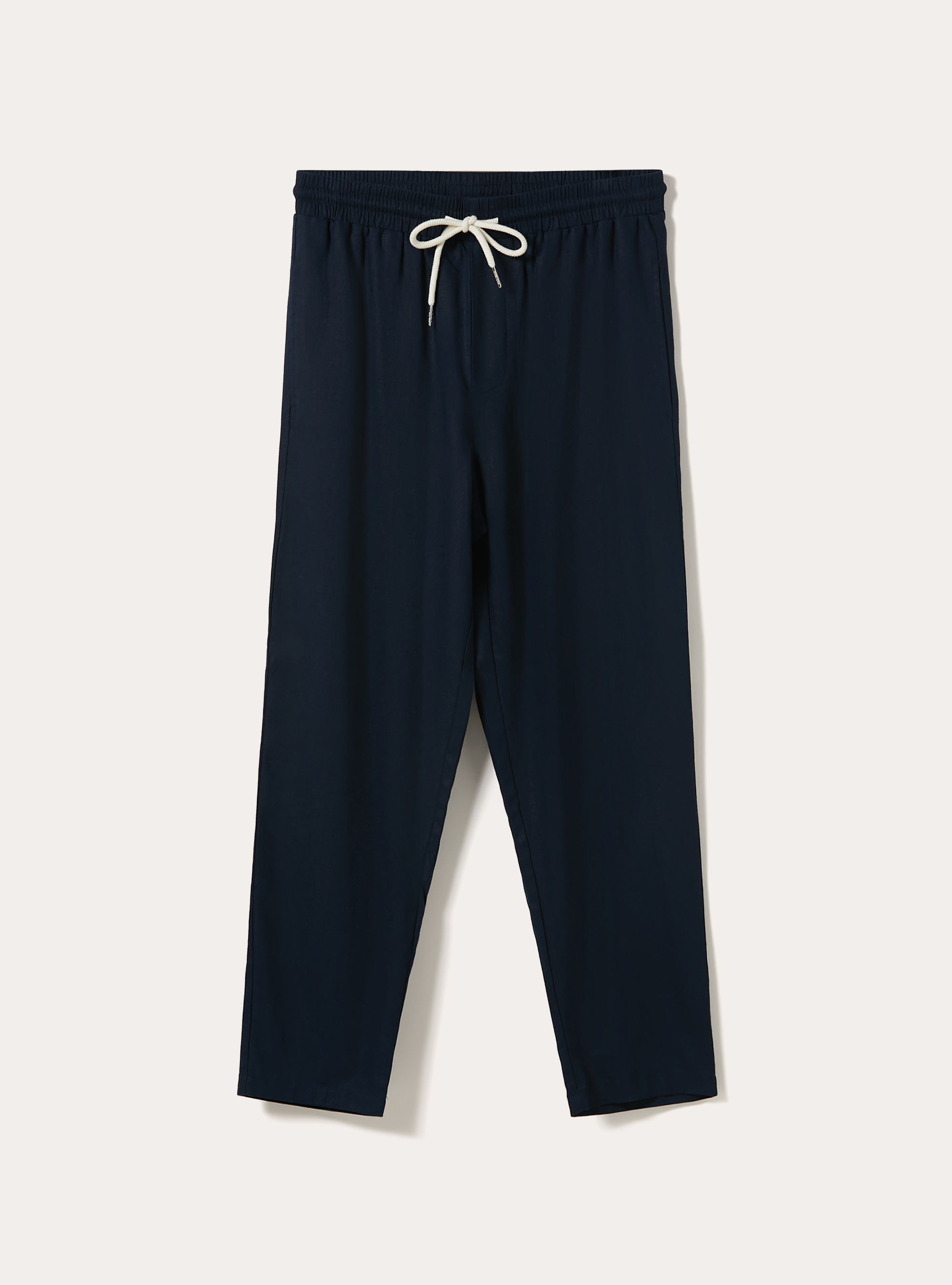 Jogginghose aus Leinenmischung, NA1 NAVY DARK