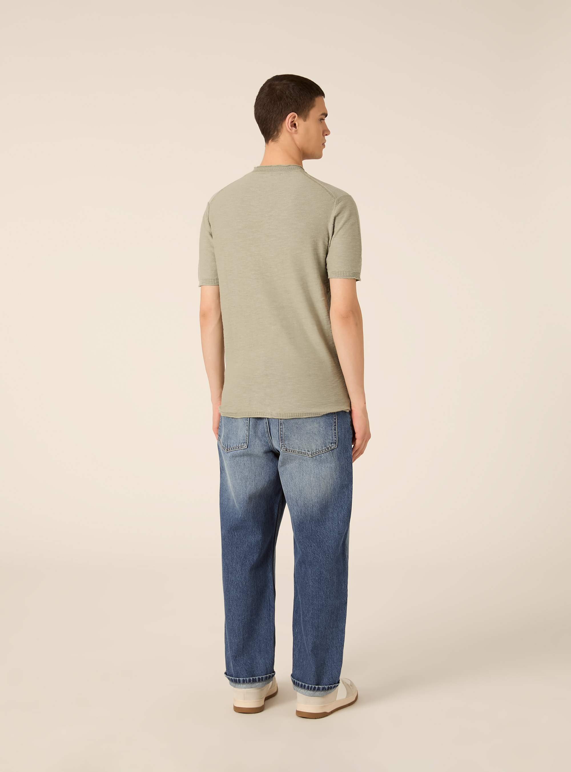 Short Sleeve Henley Pullover, SG3 SAGE LIGHT