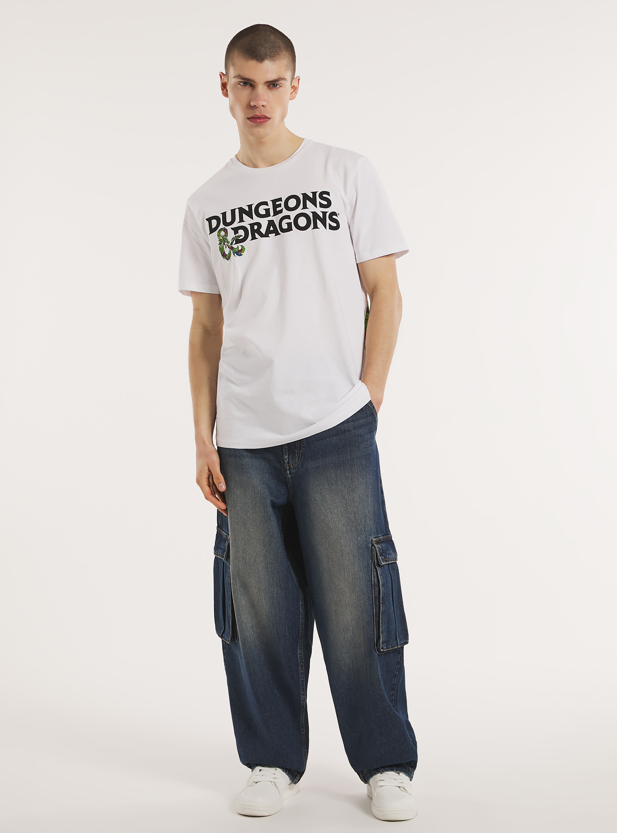 Dungeons & Dragons T-shirt / Alcott, WH3 WHITE