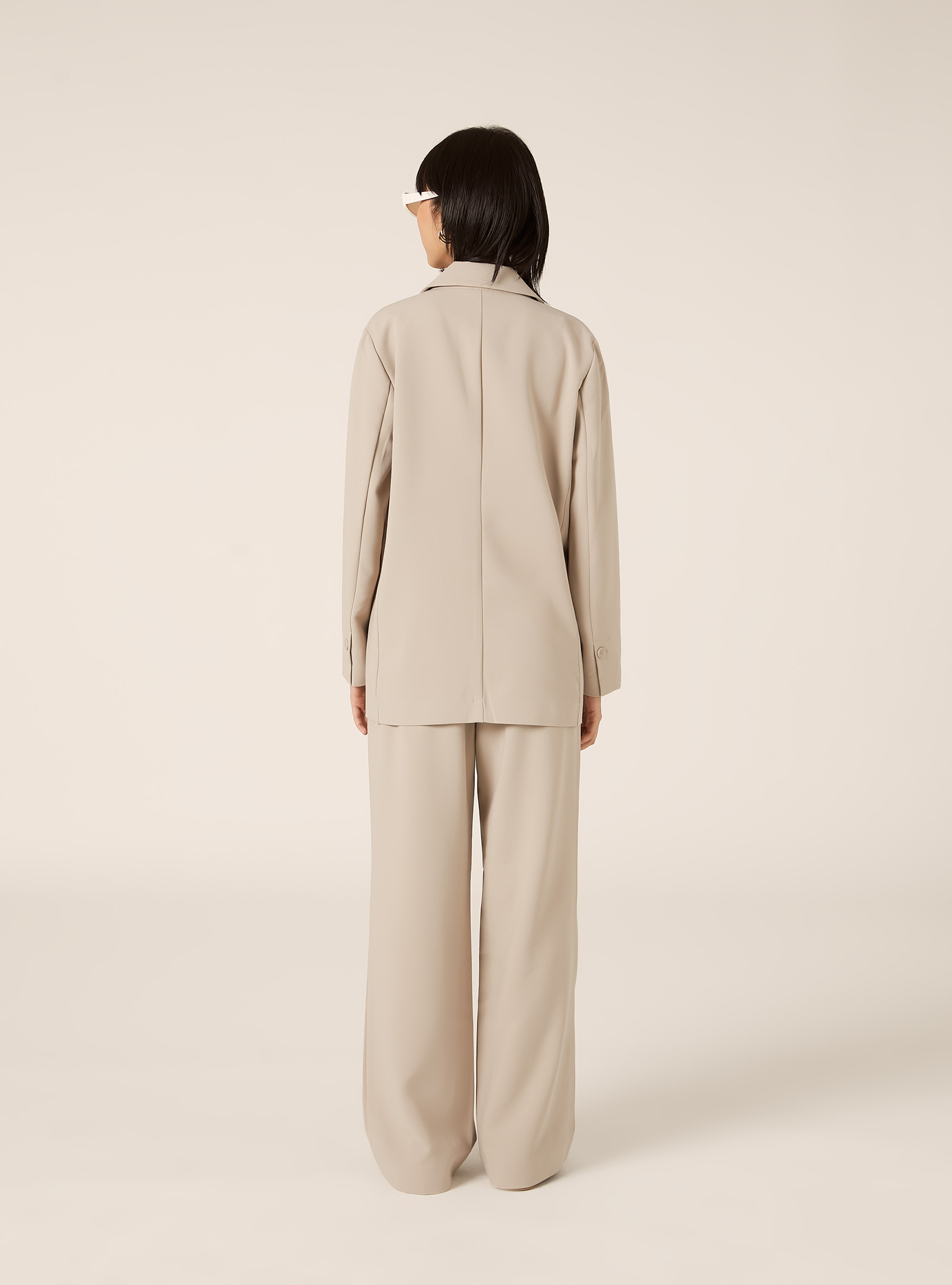 Regular fit single-breasted blazer, BG2 BEIGE MEDIUM