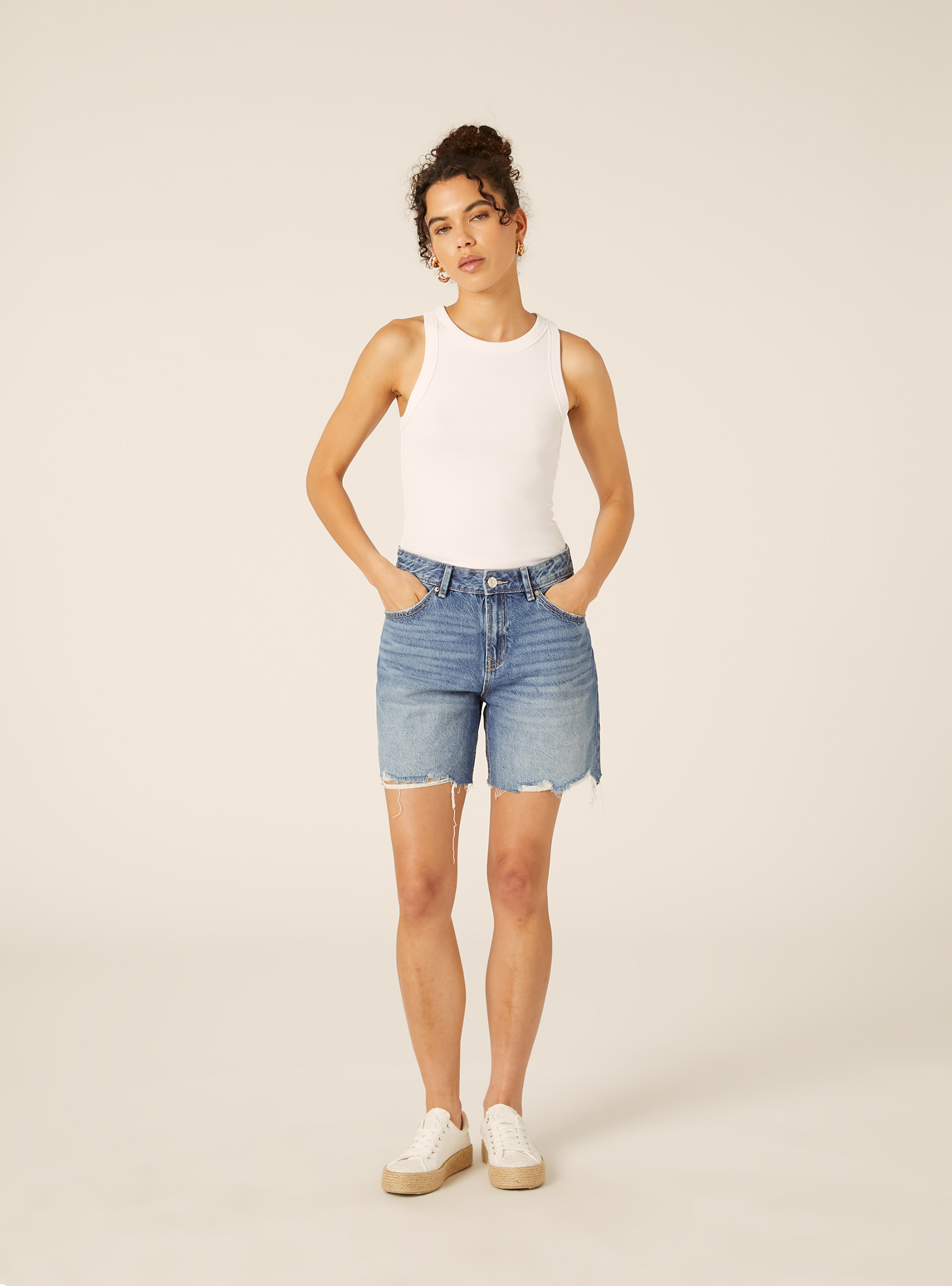 Bermuda basic, D003 MEDIUM BLUE