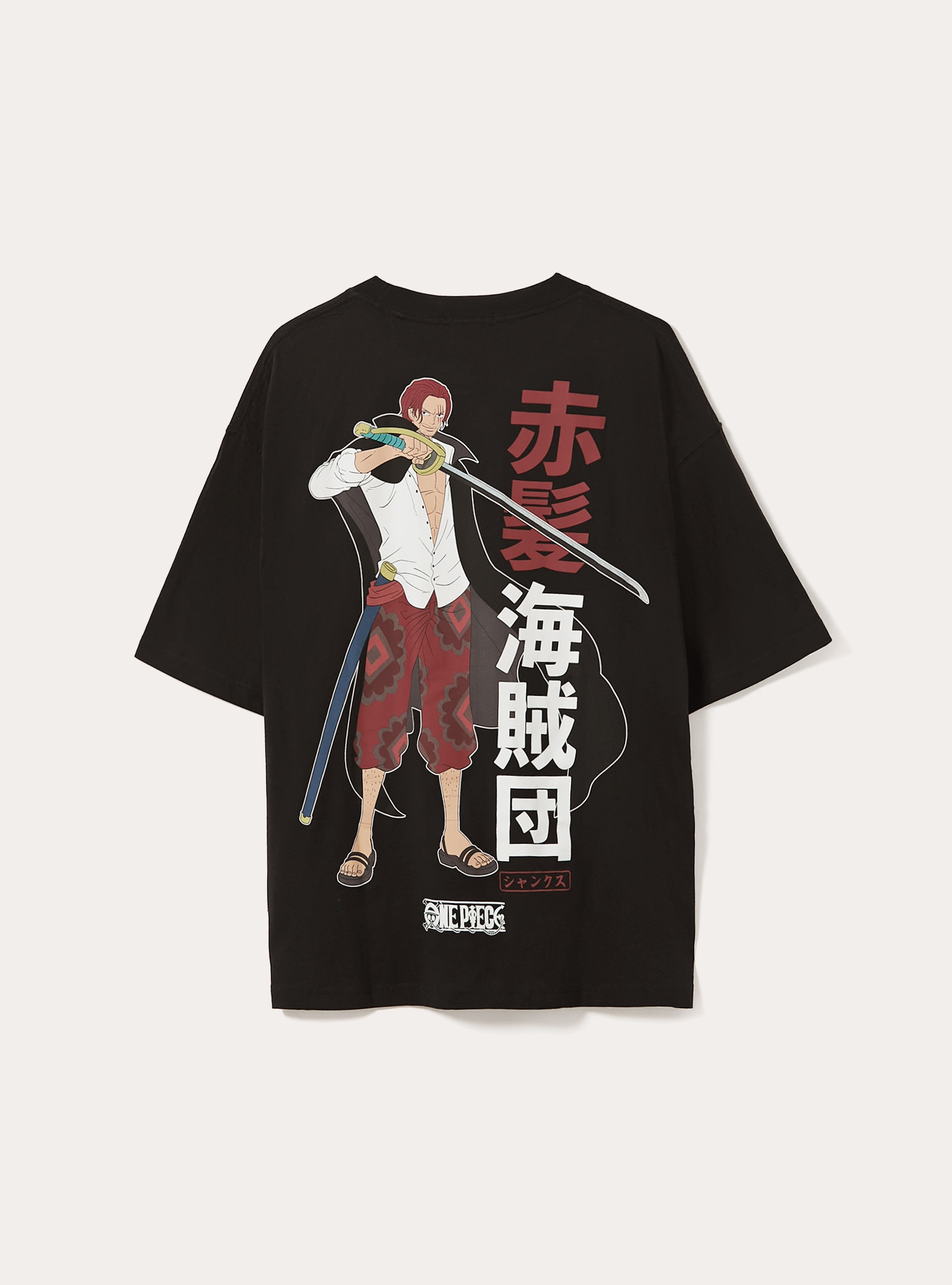Camiseta de corte recto One Piece / Alcott, BK1 BLACK
