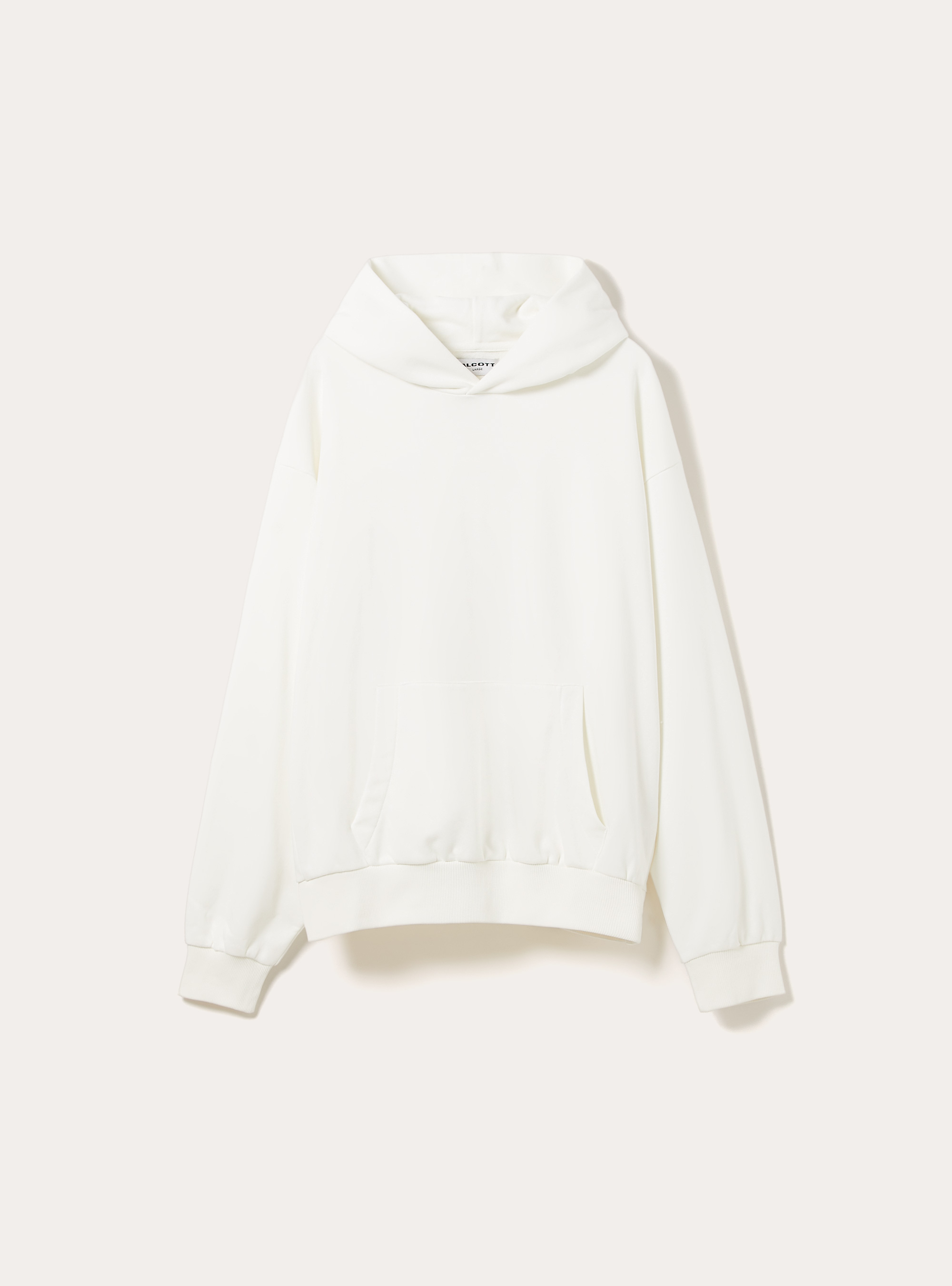 Sweat-shirt ample &agrave; capuche, WH2 WHITE