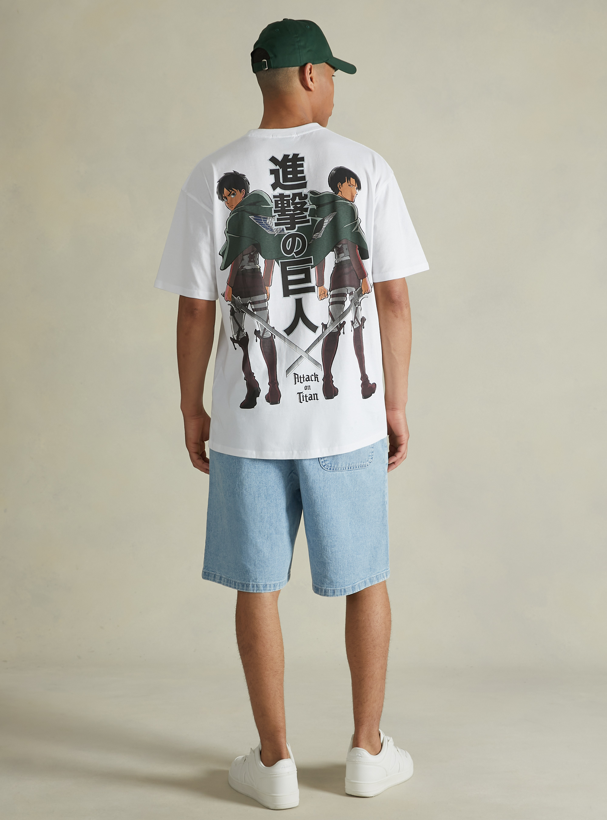 Attack on Titan / Alcott T-shirt, WH3 WHITE