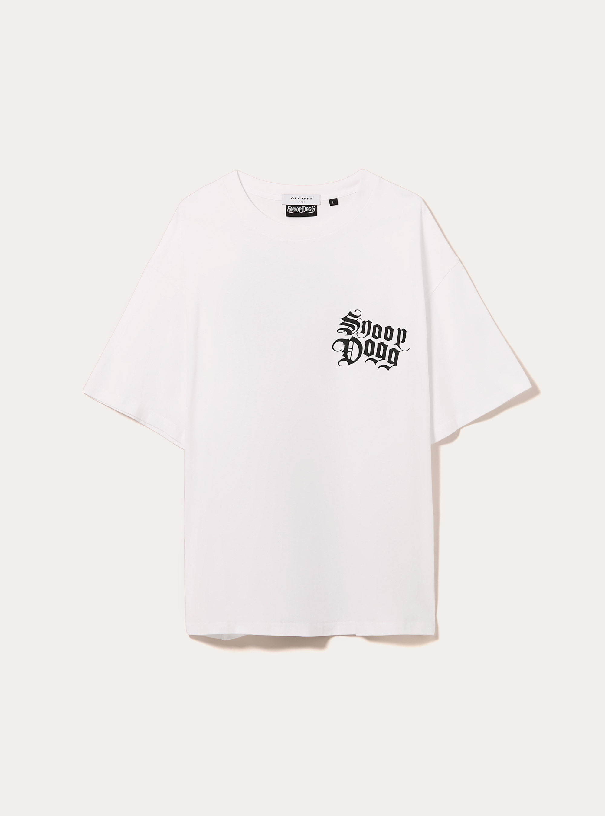 T-shirt coupe carr&eacute;e Snoop Dogg / Alcott, WH3 WHITE