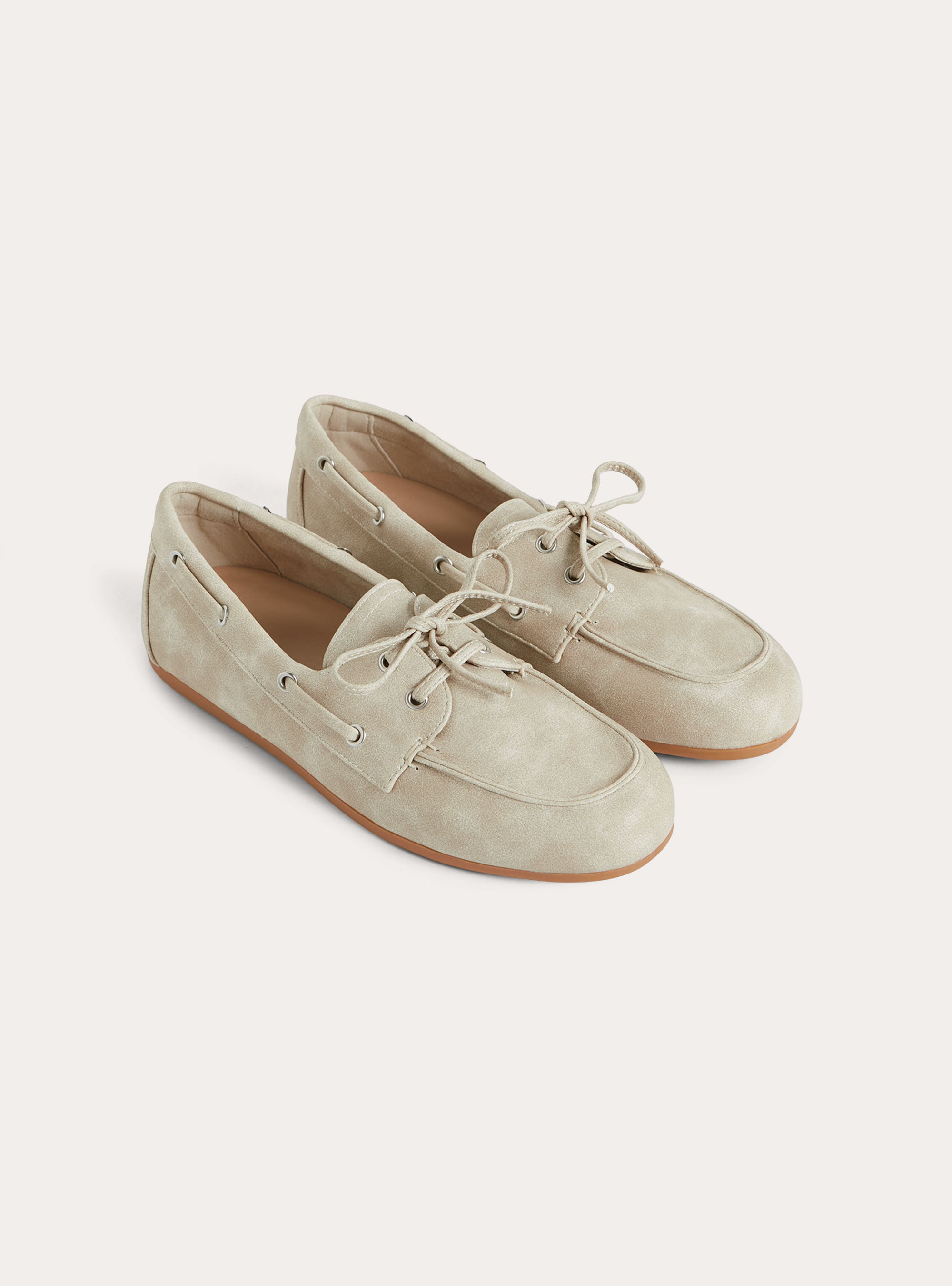 Suede loafers, BG3 BEIGE LIGHT