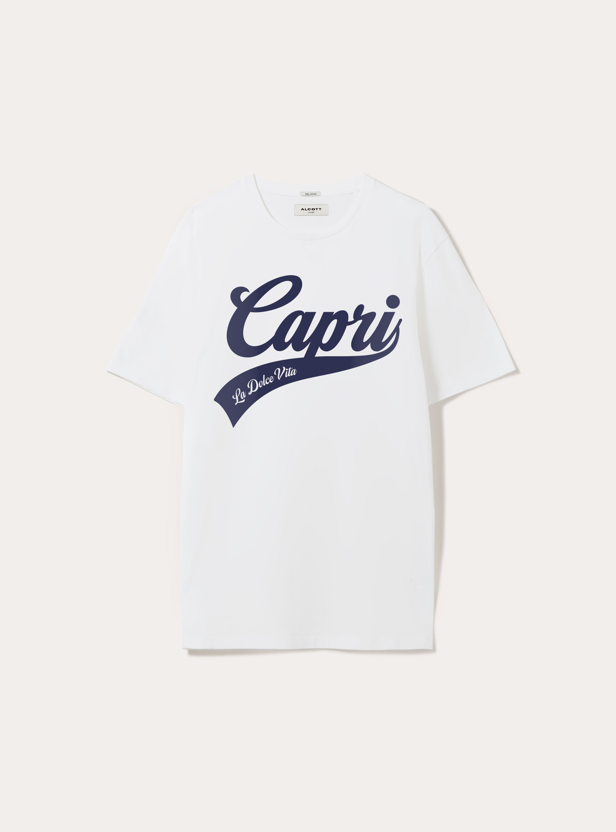 T-shirt avec imprim&eacute; Souvenir Capri, WH1 OFF WHITE