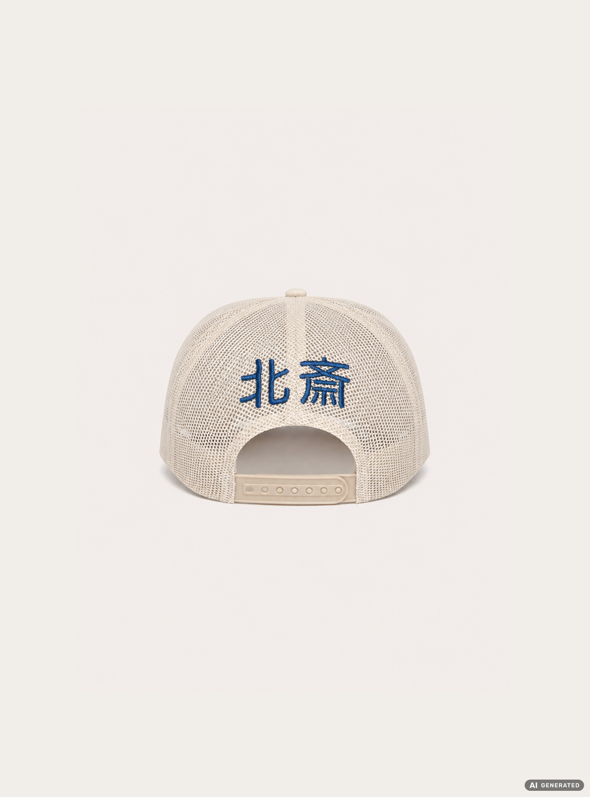 Cappello con patch hokusai, BG3 BEIGE LIGHT