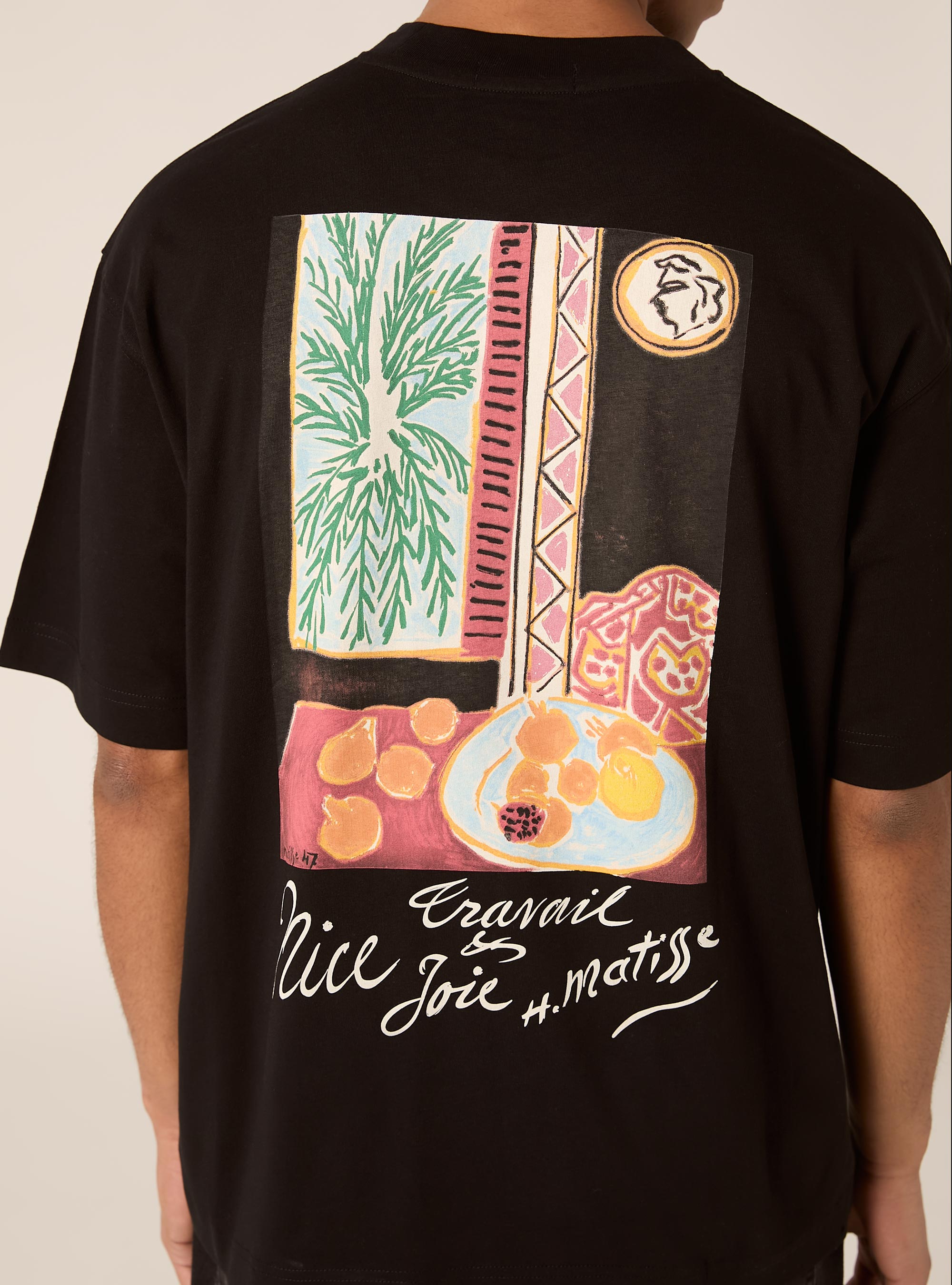 Camiseta de corte recto Henri Matisse / Alcott, BK1 BLACK
