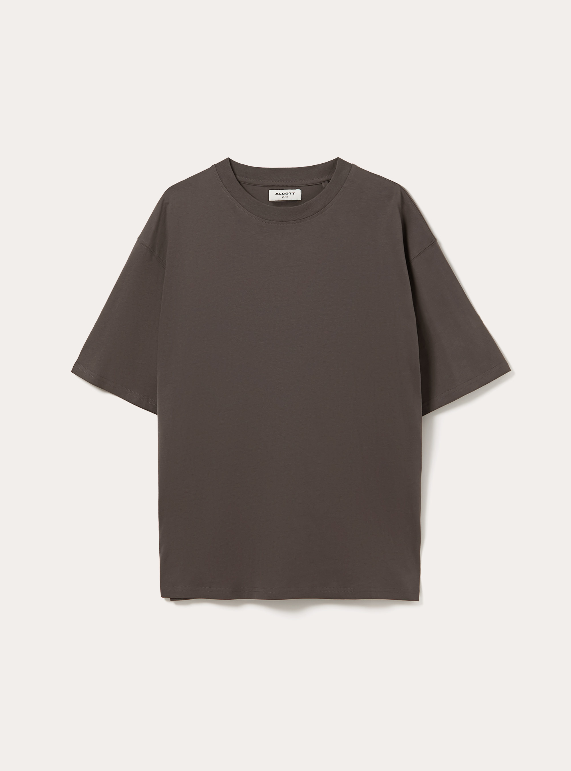 T-shirt coupe carr&eacute;e en coton, GY1 GREY DARK