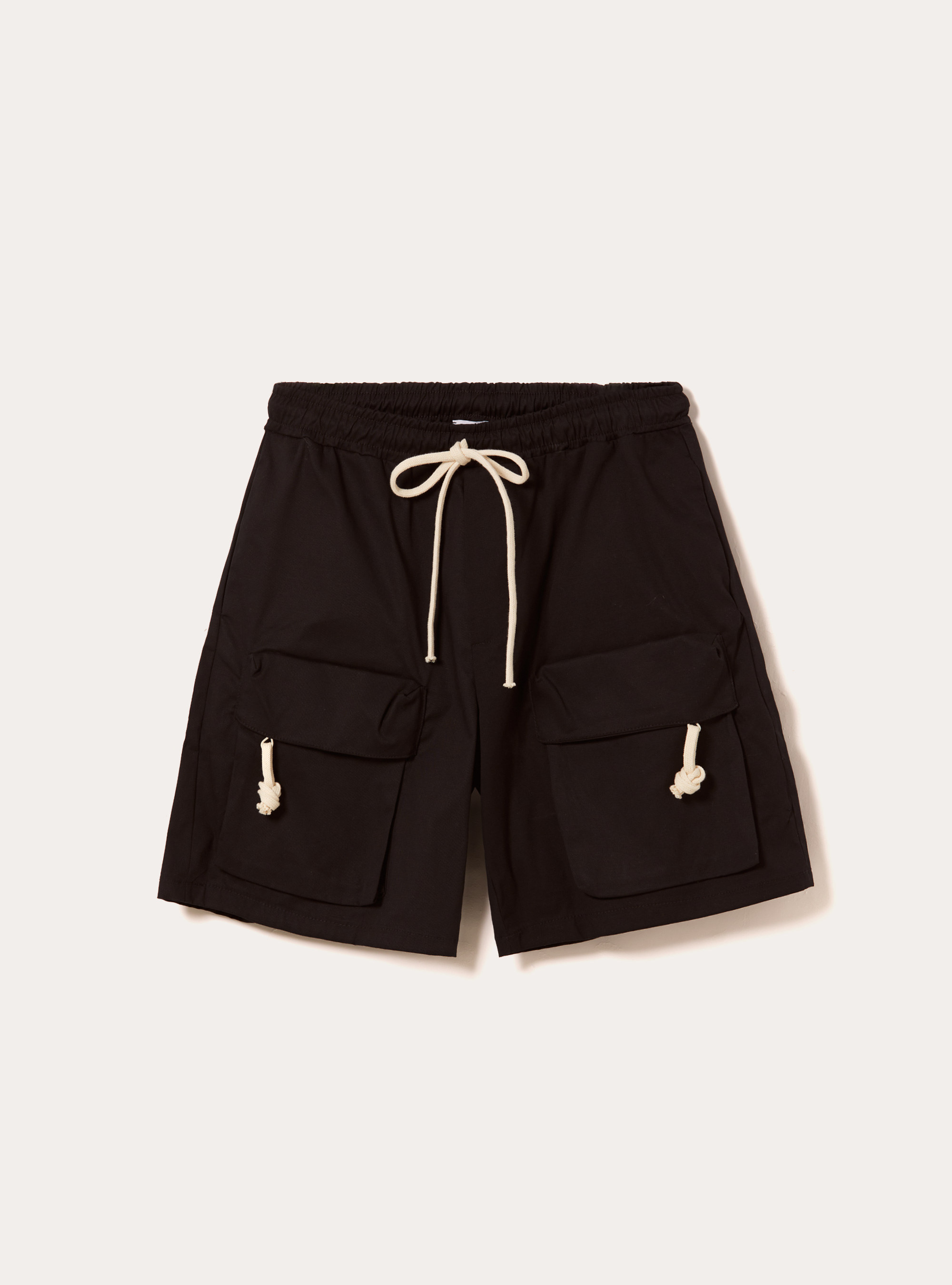 Bermuda cargo en coton, BK1 BLACK