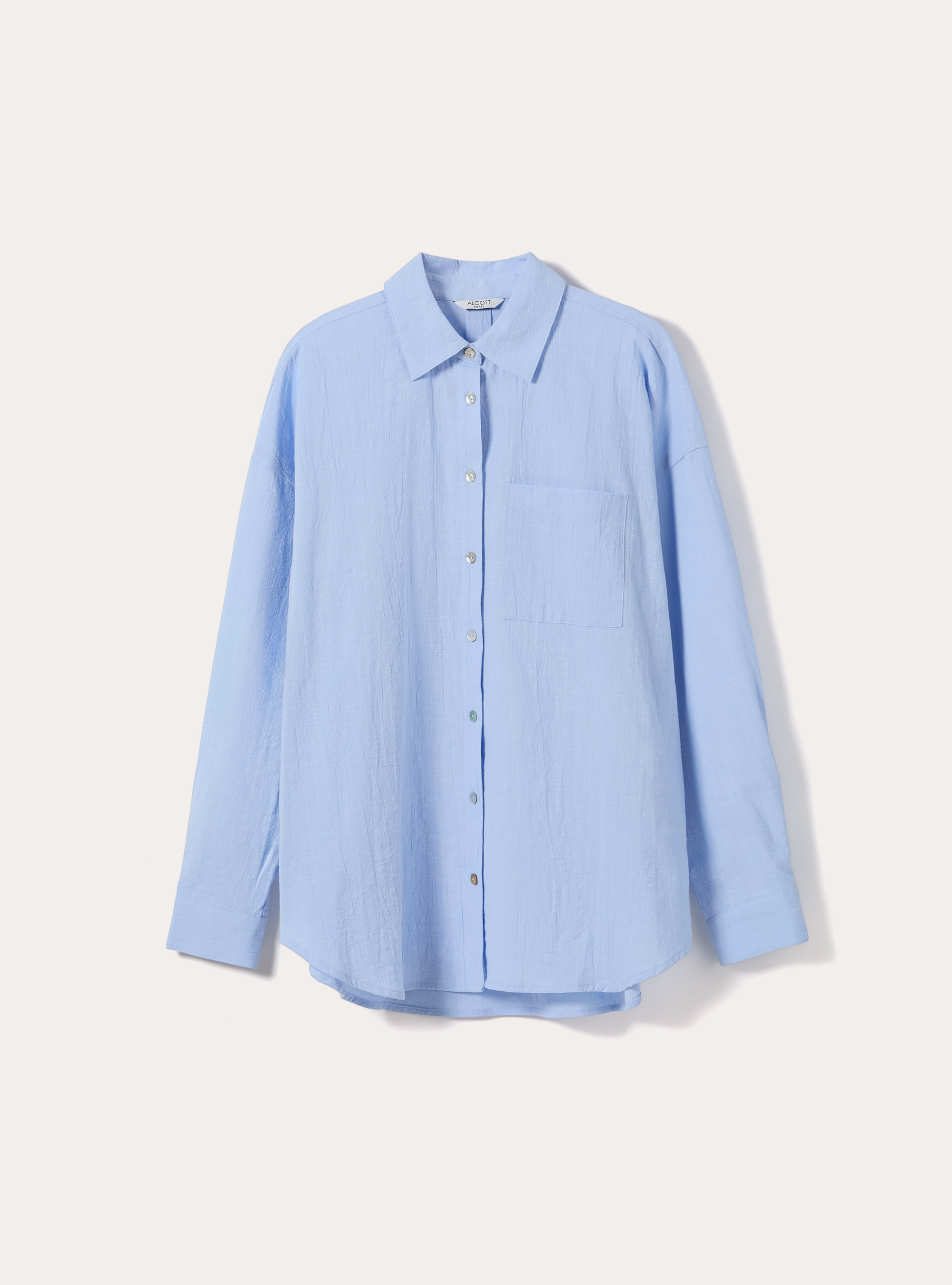 Oversize-Hemd mit Tasche, AZ3 AZURE LIGHT