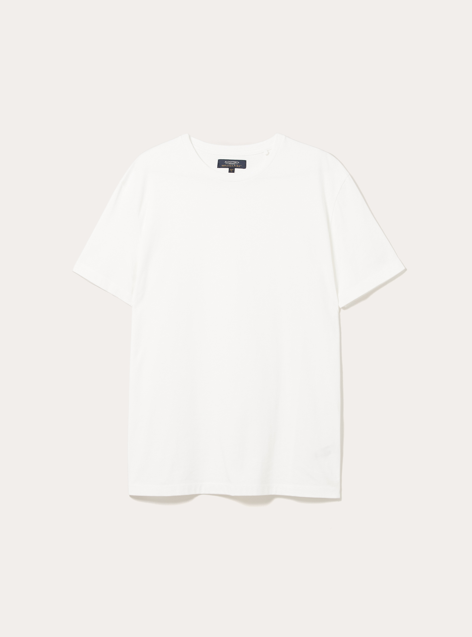 Camiseta de algod&oacute;n Supima, WH2 WHITE