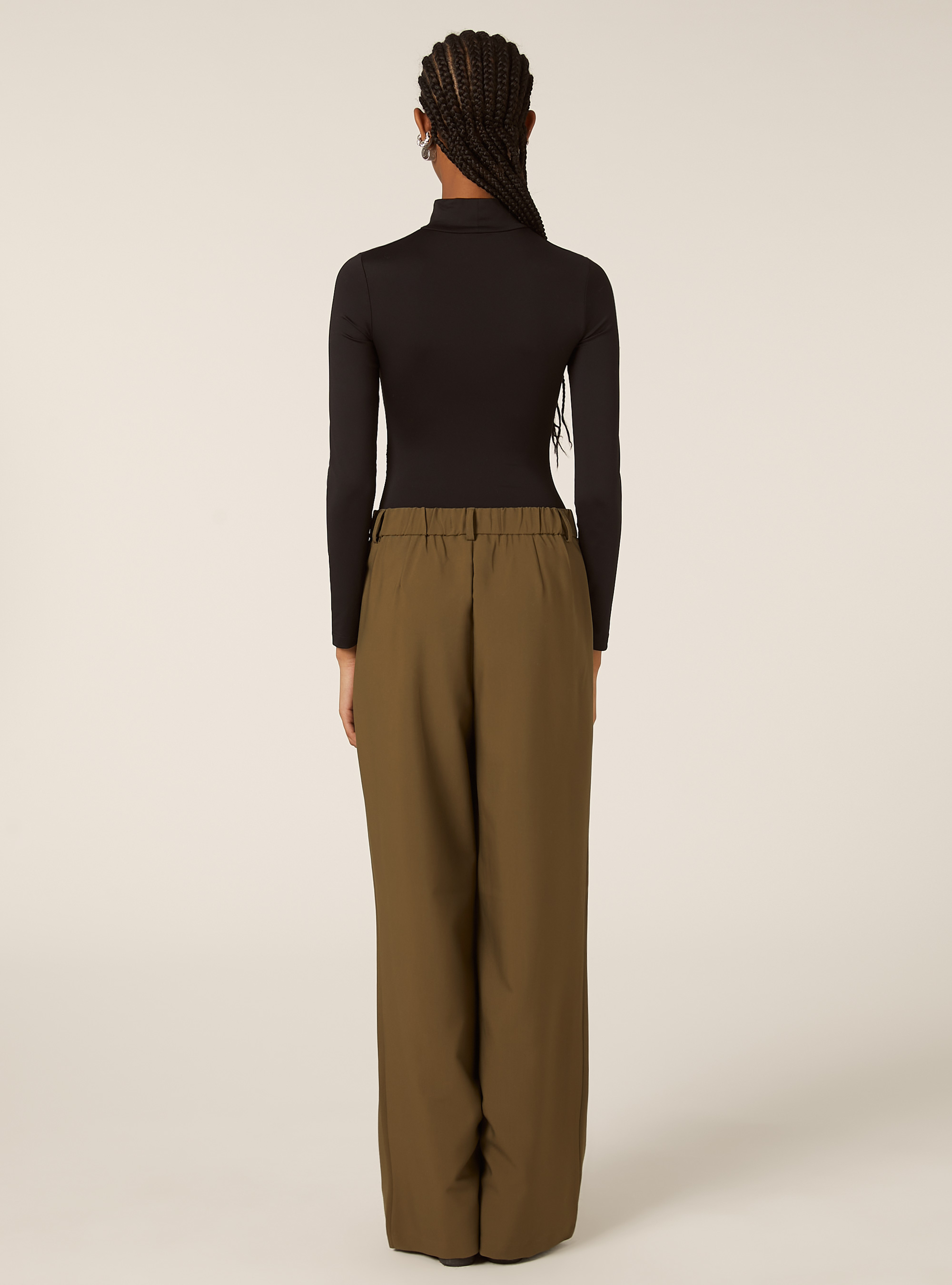 Pantalon ajust&eacute; avec pinces, KY2 KAKY MEDIUM