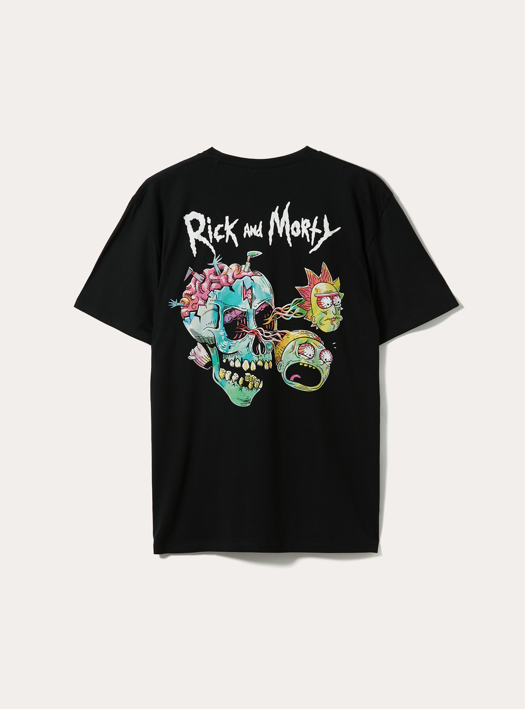 T-shirt rick and morty, BK1 BLACK