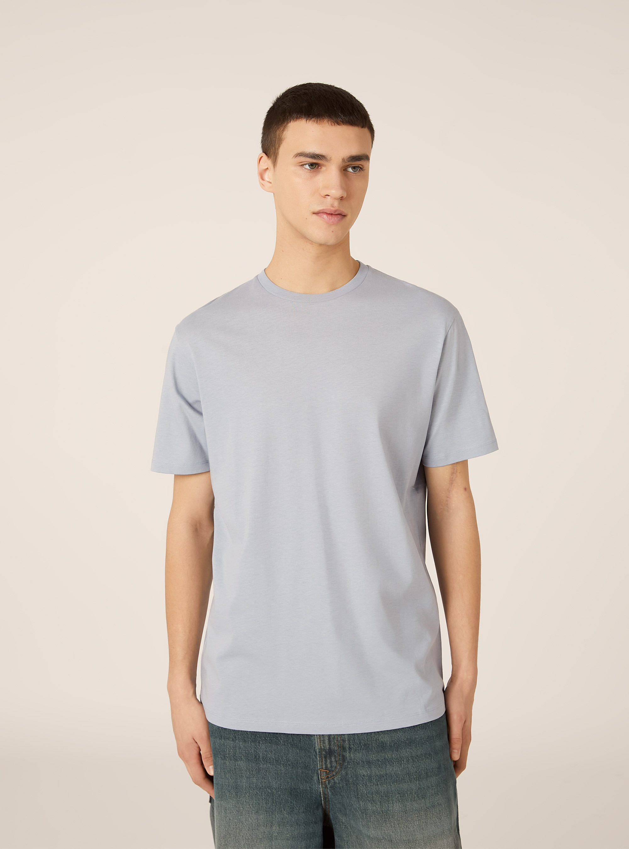 Camiseta b&aacute;sica de algod&oacute;n, AZ3 AZURE LIGHT