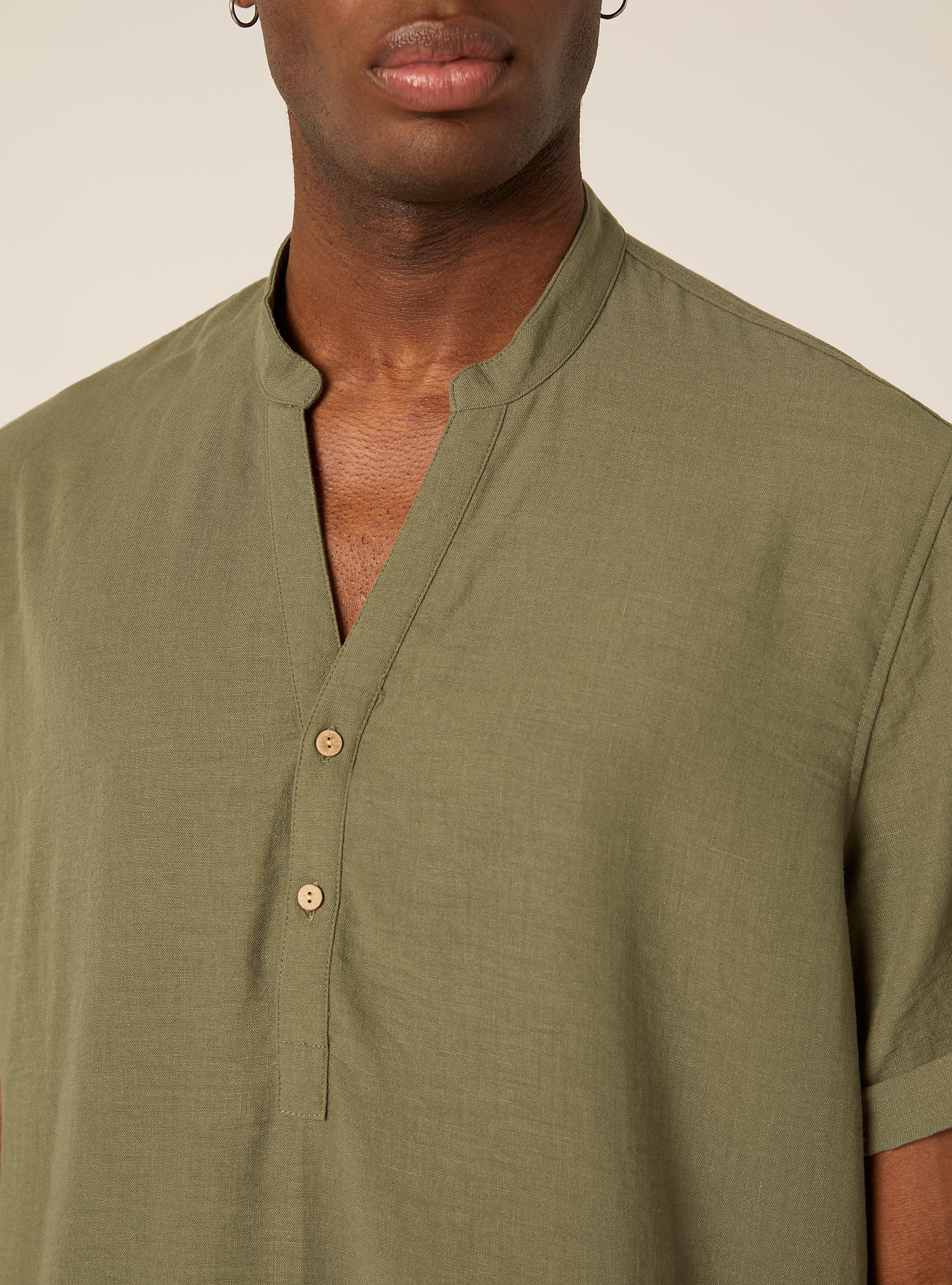 Chemise avec col officier, KY2 KAKY MEDIUM