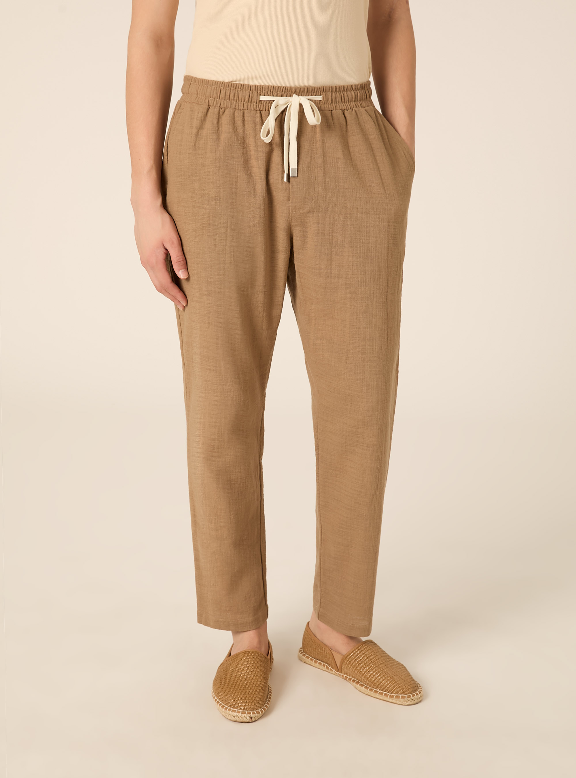 Lightweight jogger pants, BR2 BROWN MEDIUM