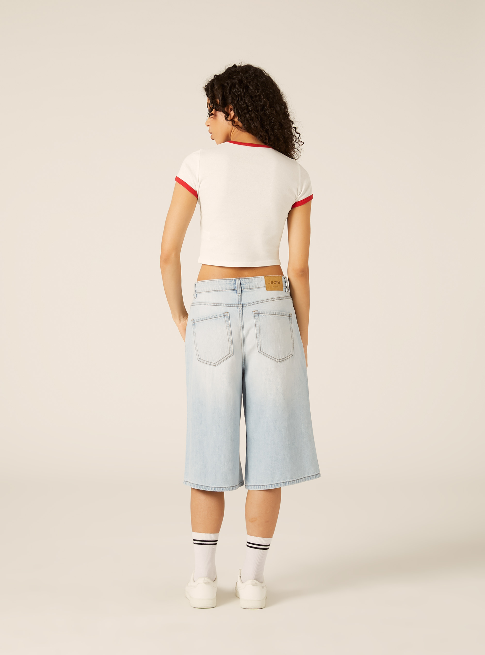 Camiseta Crop Fit, RD2 RED MEDIUM