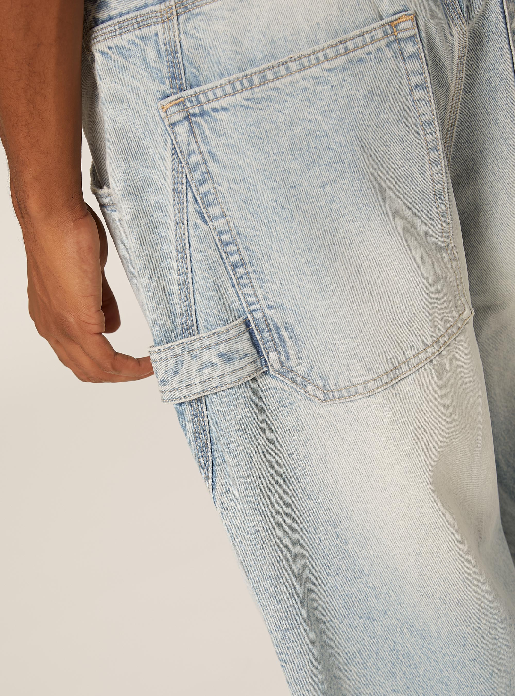 Balloon Carpenter Jeans, D007 LIGHT AZURE