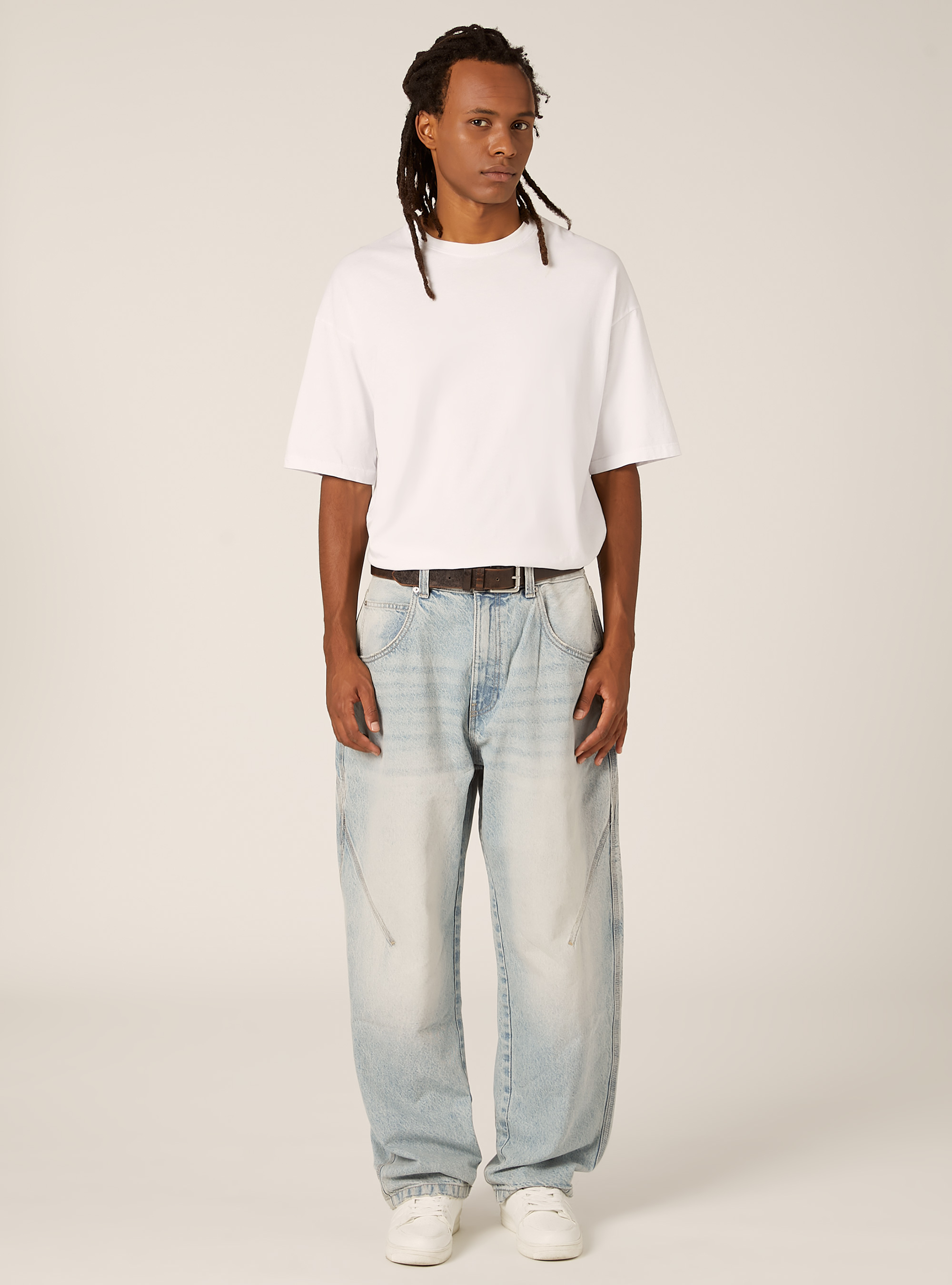 Balloon Carpenter Jeans, D007 LIGHT AZURE