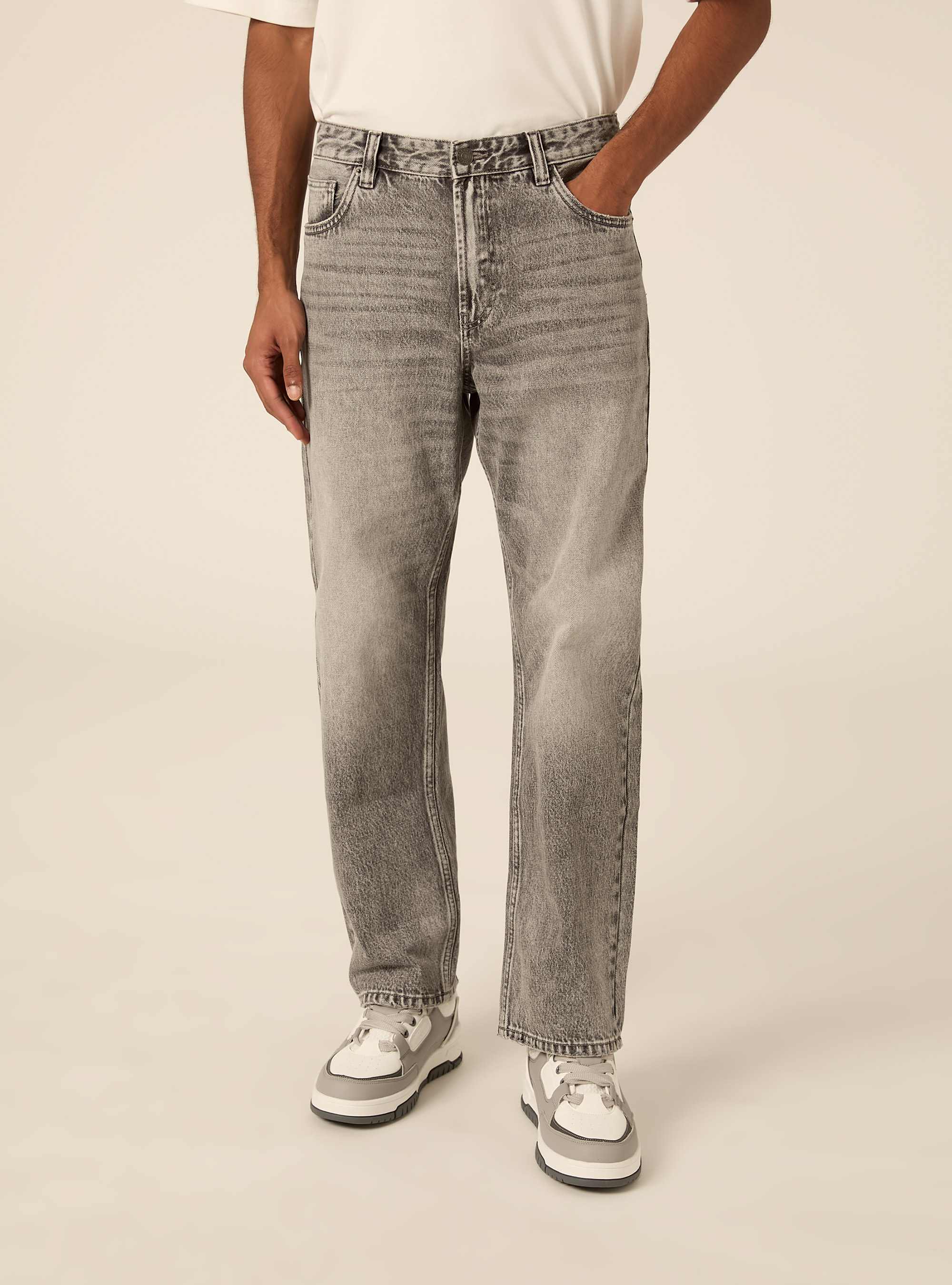 Jeans straight fit, D00G GREY