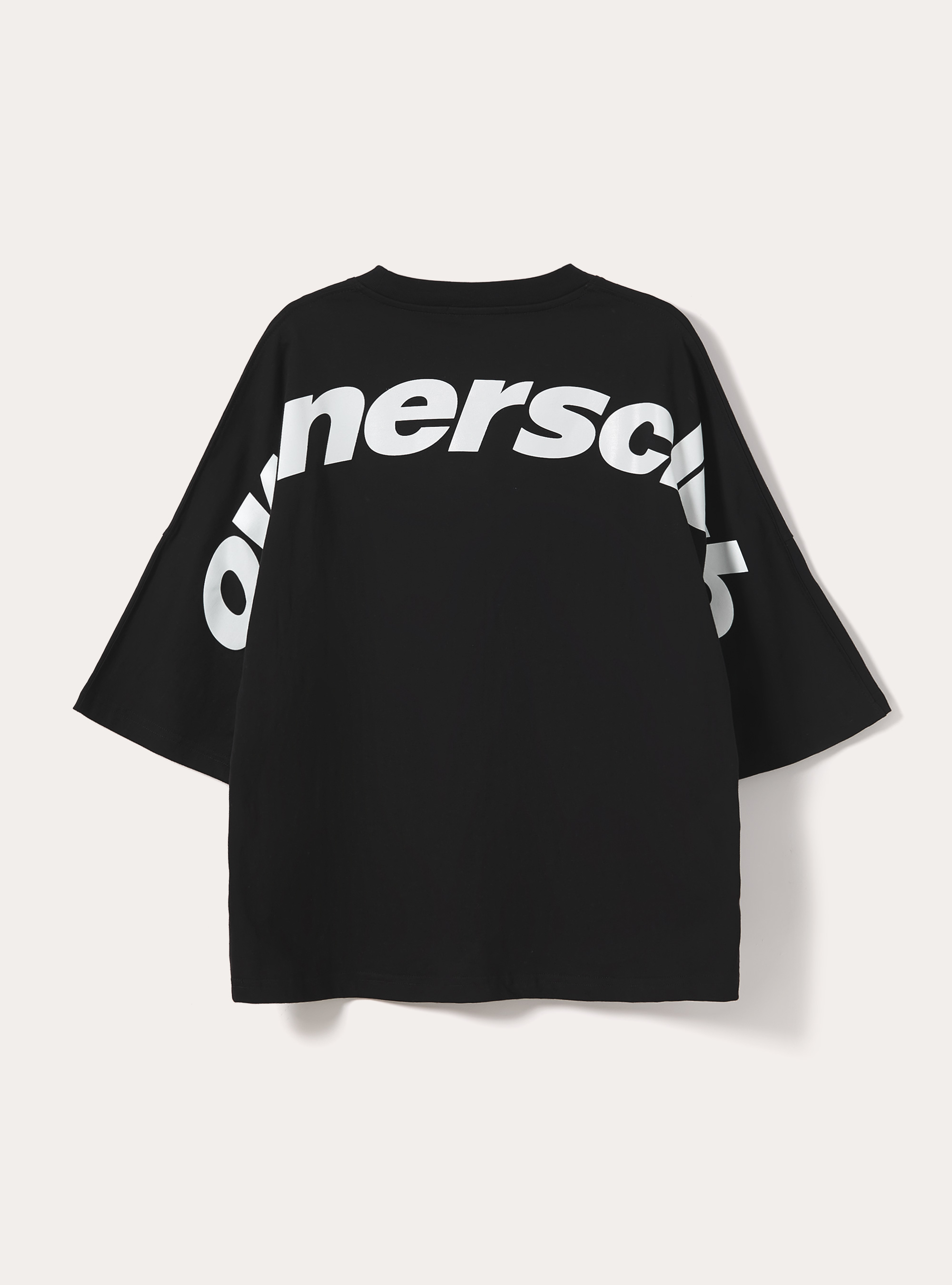 T-shirt ample imprim&eacute;, BK1 BLACK
