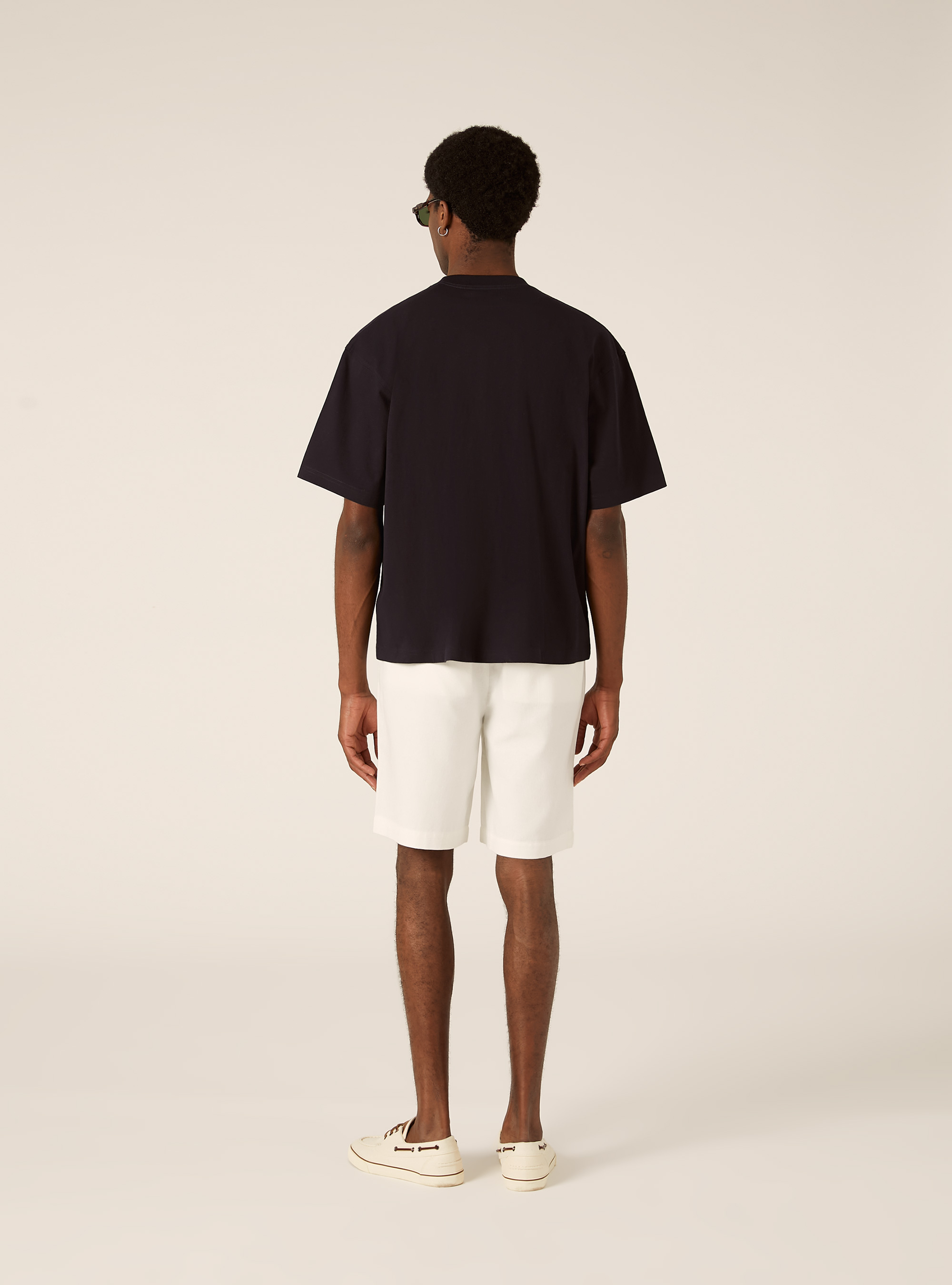 Maglietta boxy fit Capri Amore mio, NAVY SCURO